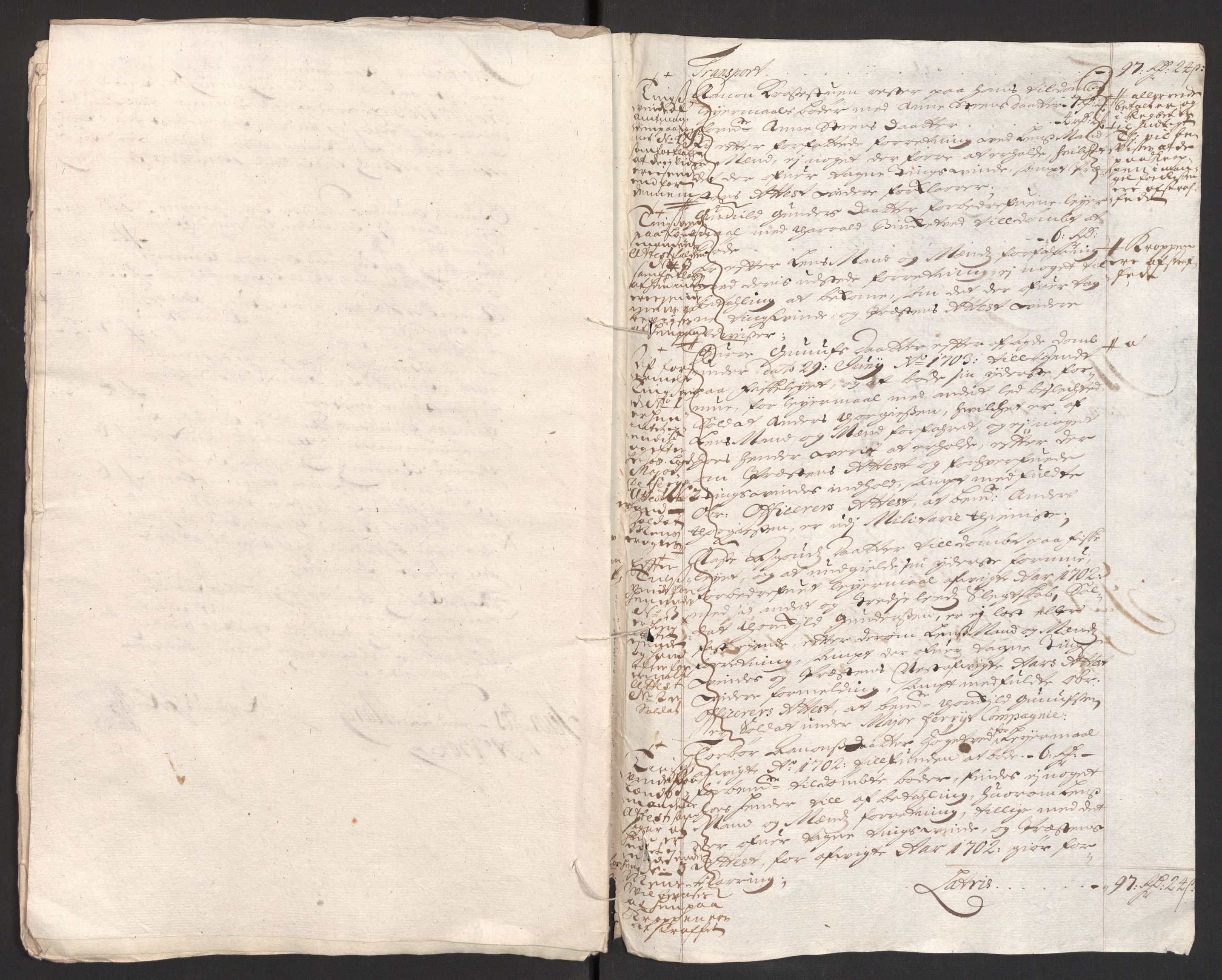 Rentekammeret inntil 1814, Reviderte regnskaper, Fogderegnskap, RA/EA-4092/R40/L2447: Fogderegnskap Råbyggelag, 1703-1705, s. 54