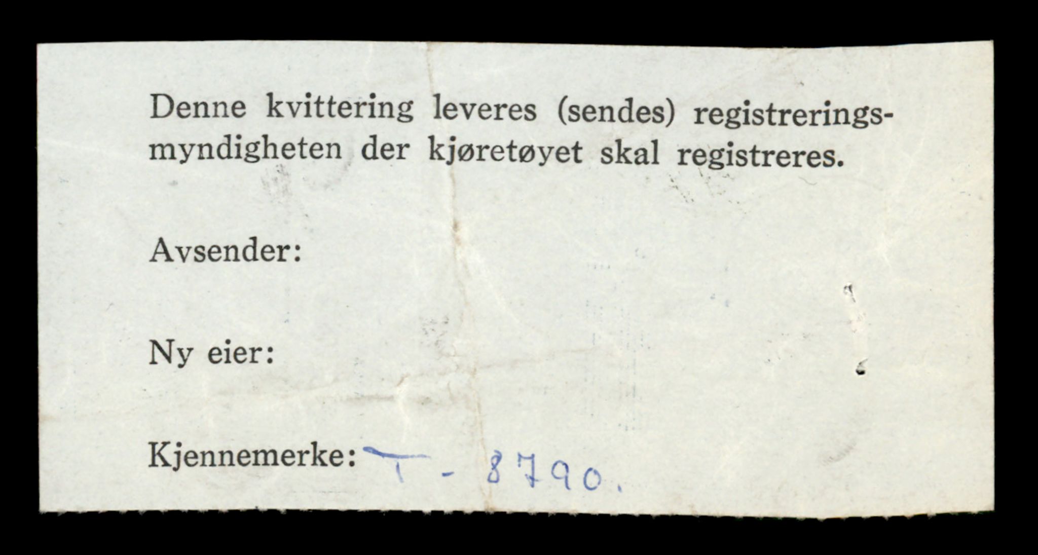 Møre og Romsdal vegkontor - Ålesund trafikkstasjon, SAT/A-4099/F/Fe/L0008: Registreringskort for kjøretøy T 747 - T 894, 1927-1998, s. 1943