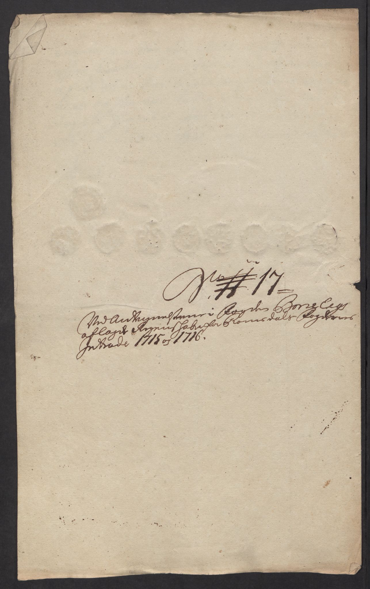 Rentekammeret inntil 1814, Reviderte regnskaper, Fogderegnskap, AV/RA-EA-4092/R55/L3663: Fogderegnskap Romsdal, 1715-1716, s. 595