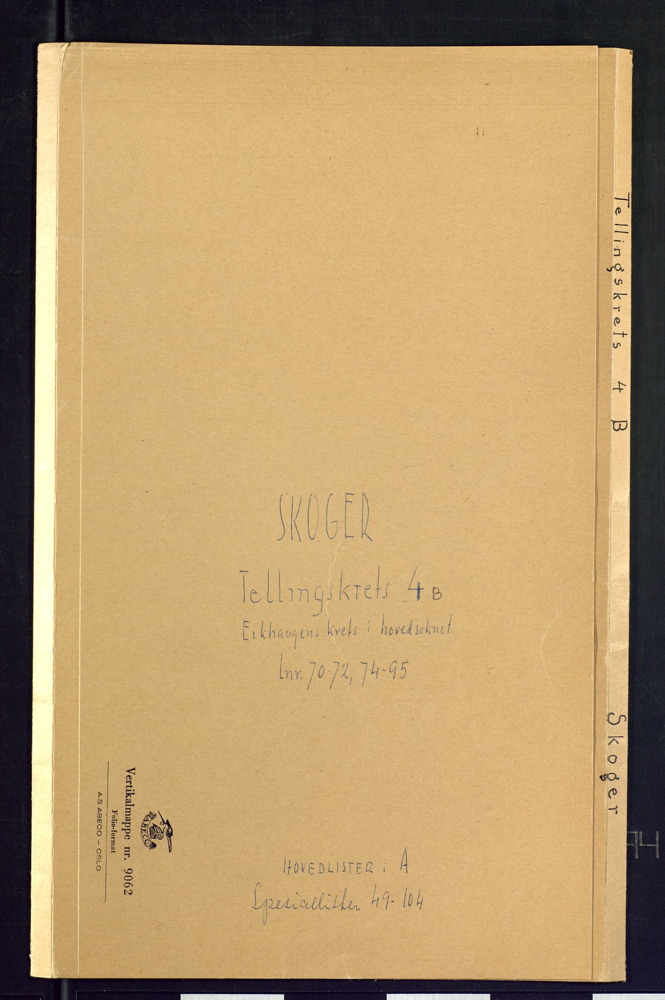 SAKO, Folketelling 1875 for 0712P Skoger prestegjeld, 1875, s. 20