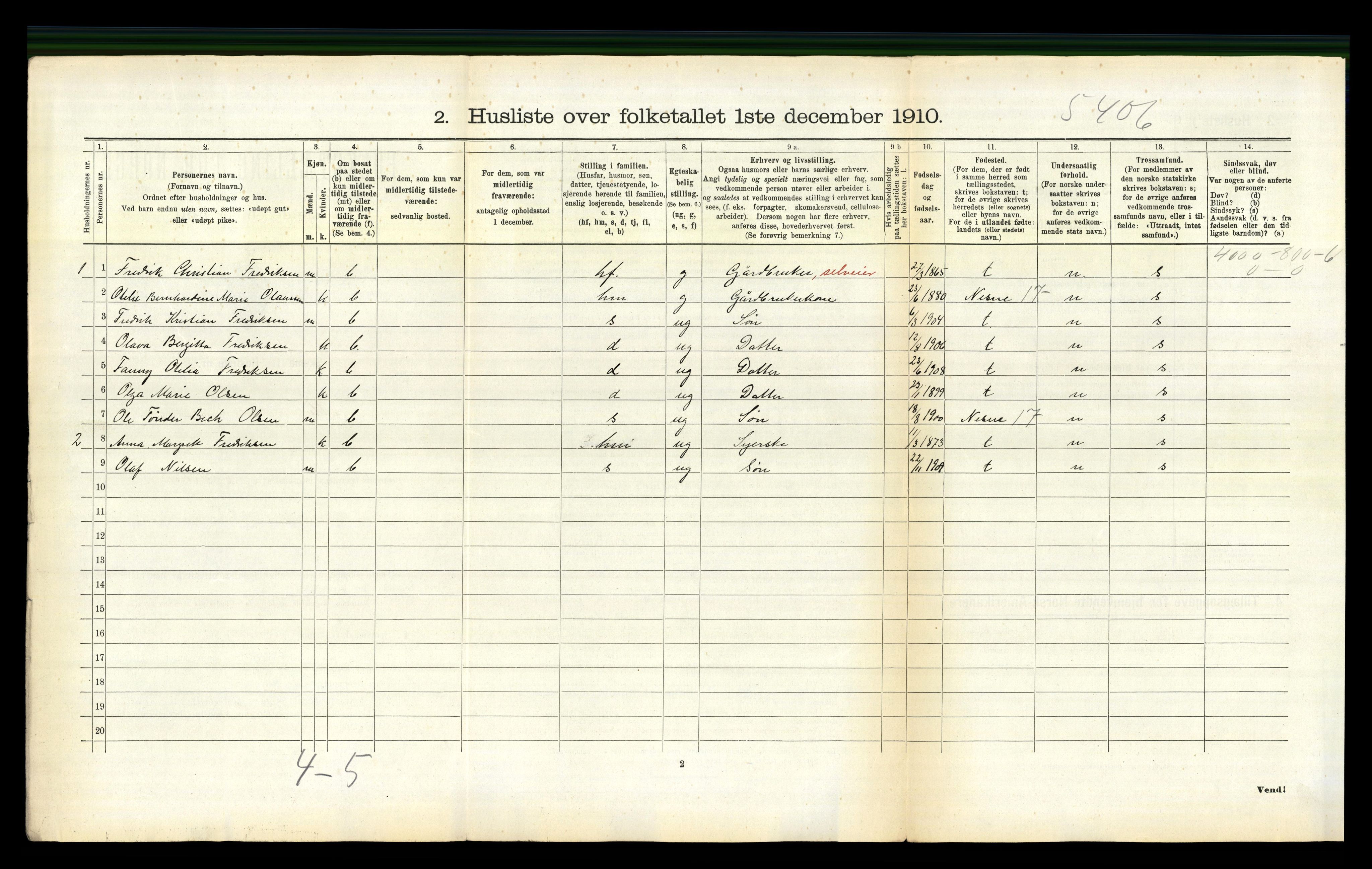 RA, Folketelling 1910 for 1833 Mo herred, 1910, s. 796