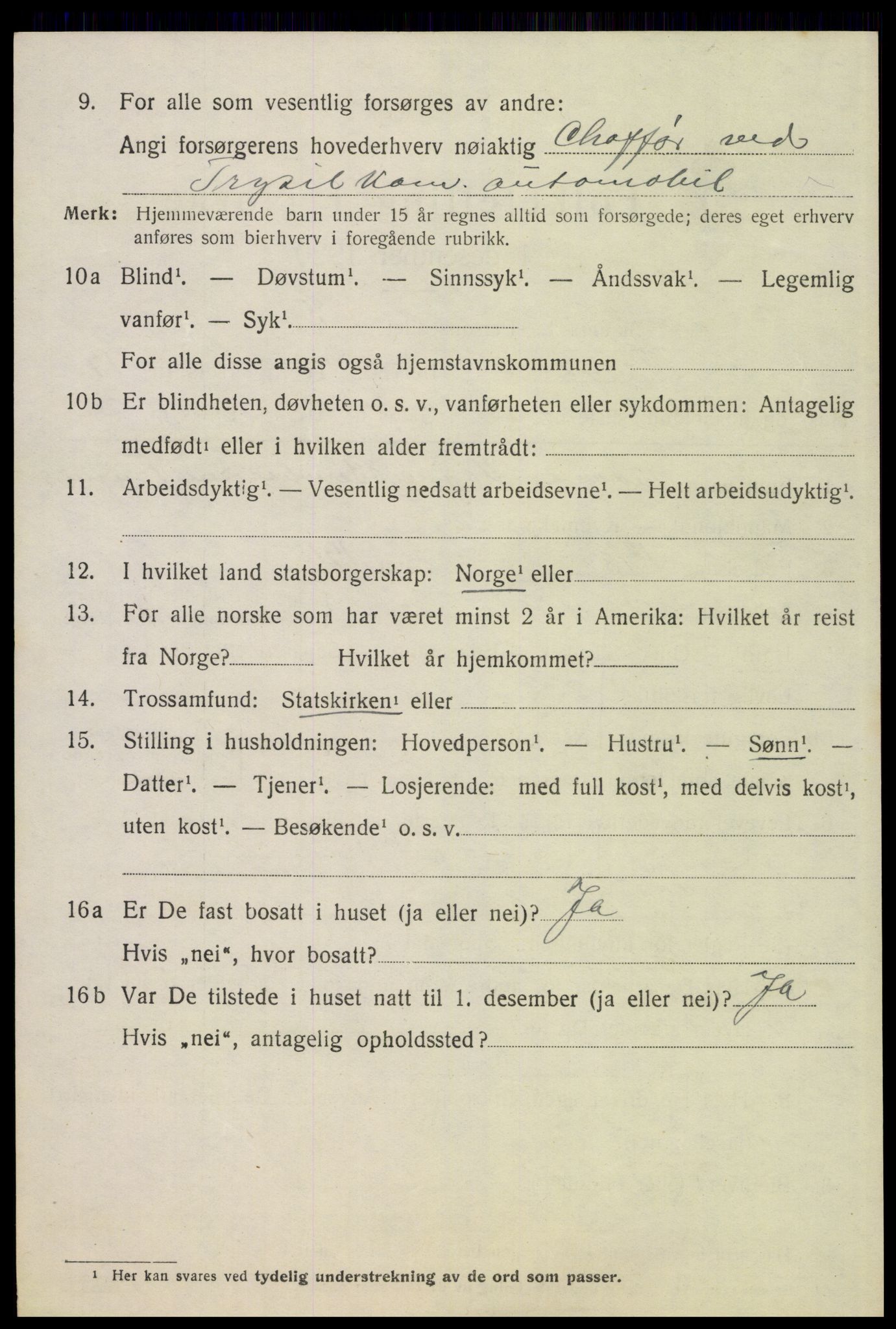 SAH, Folketelling 1920 for 0428 Trysil herred, 1920, s. 10644