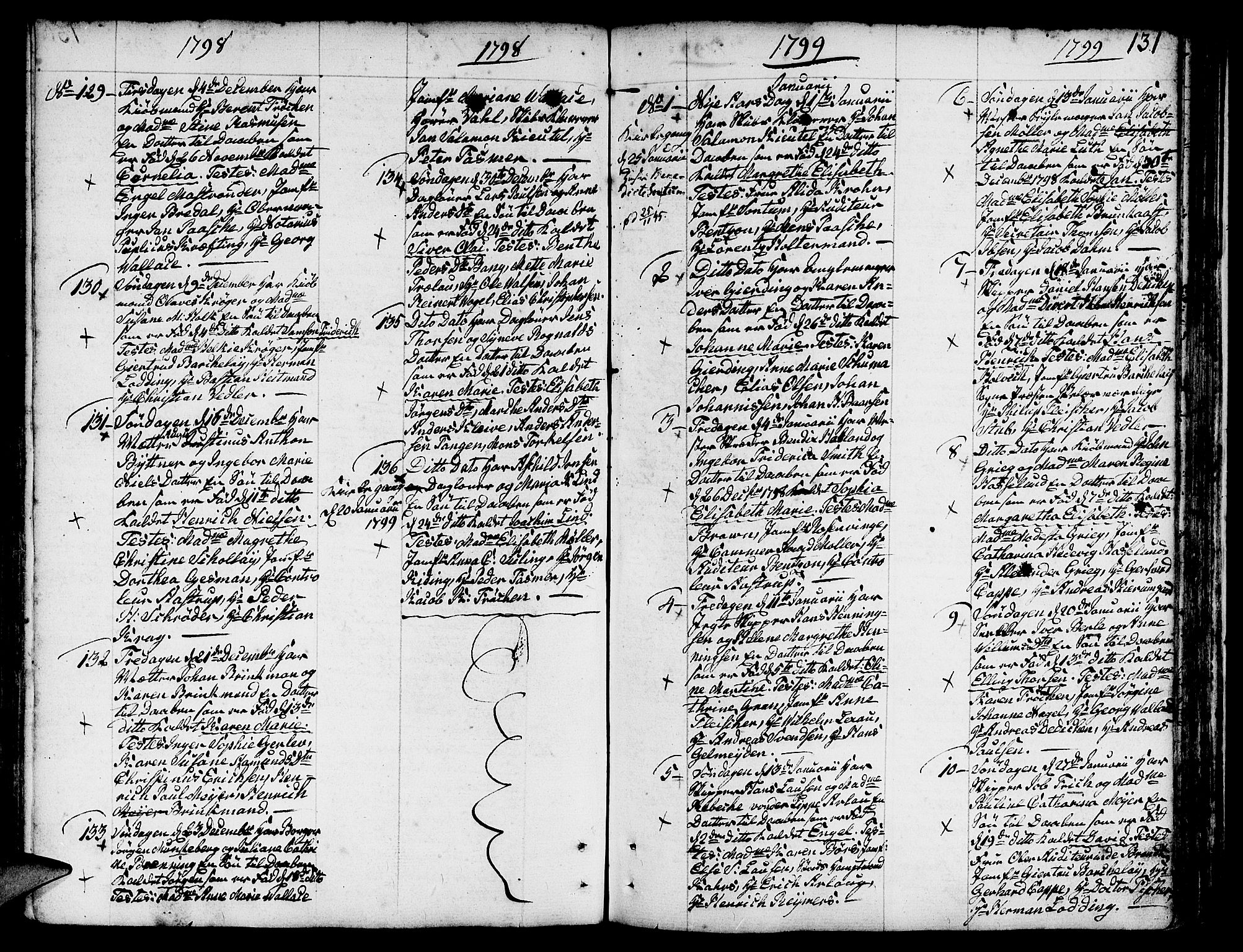 Nykirken Sokneprestembete, AV/SAB-A-77101/H/Haa/L0005: Ministerialbok nr. A 5, 1775-1808, s. 131