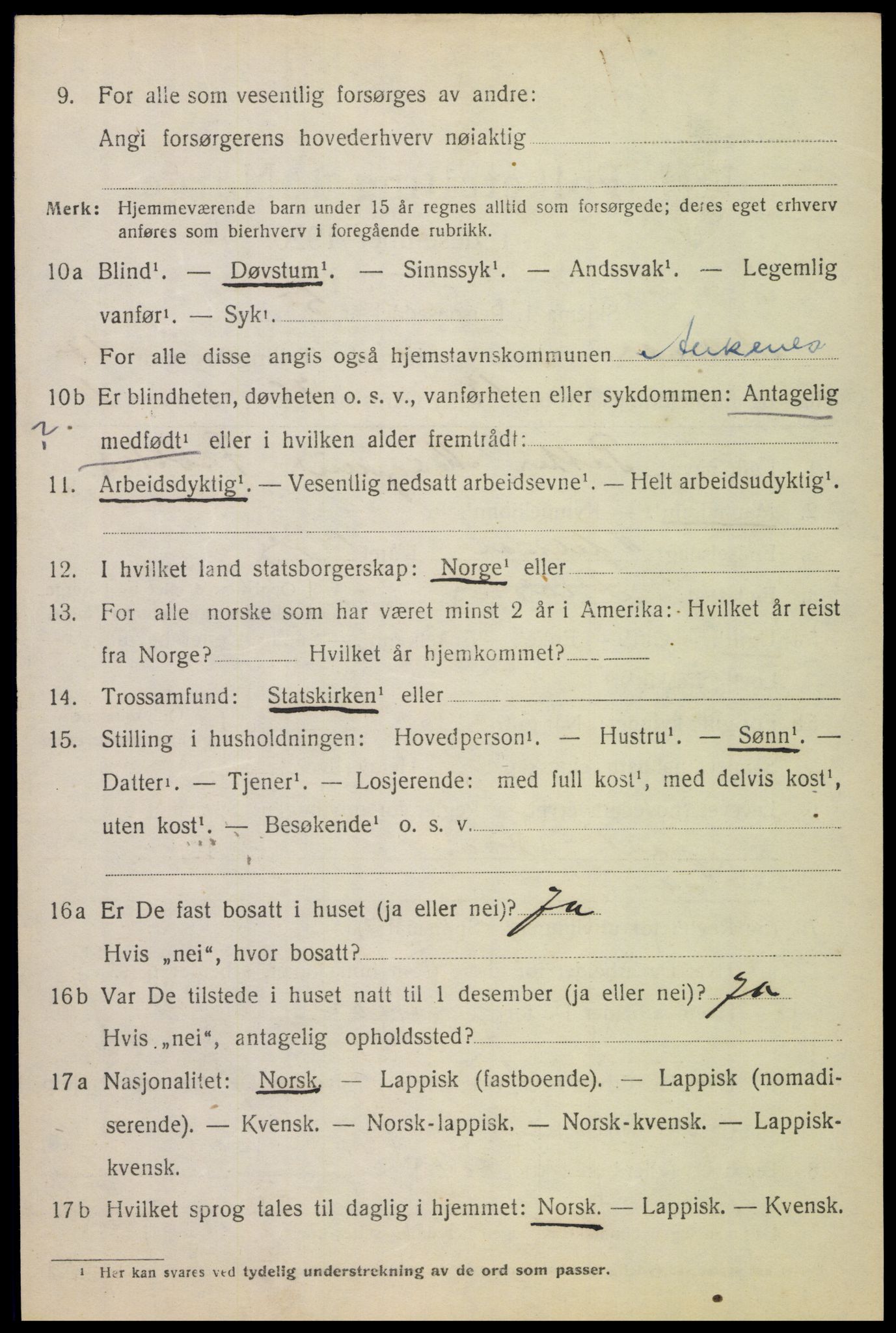SAT, Folketelling 1920 for 1855 Ankenes herred, 1920, s. 7934