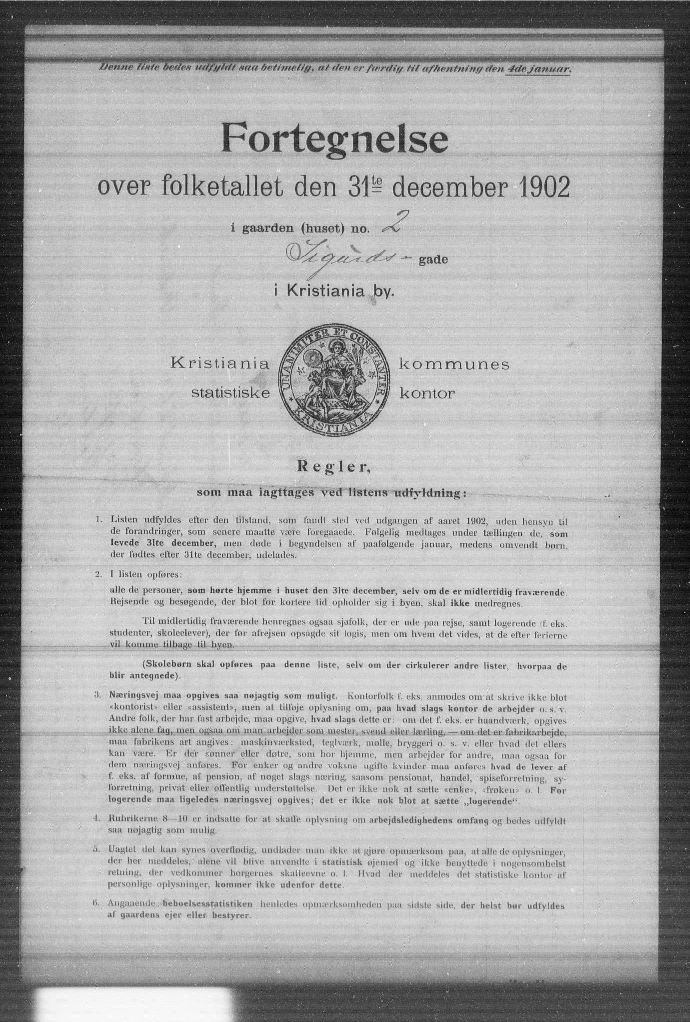 OBA, Kommunal folketelling 31.12.1902 for Kristiania kjøpstad, 1902, s. 17566