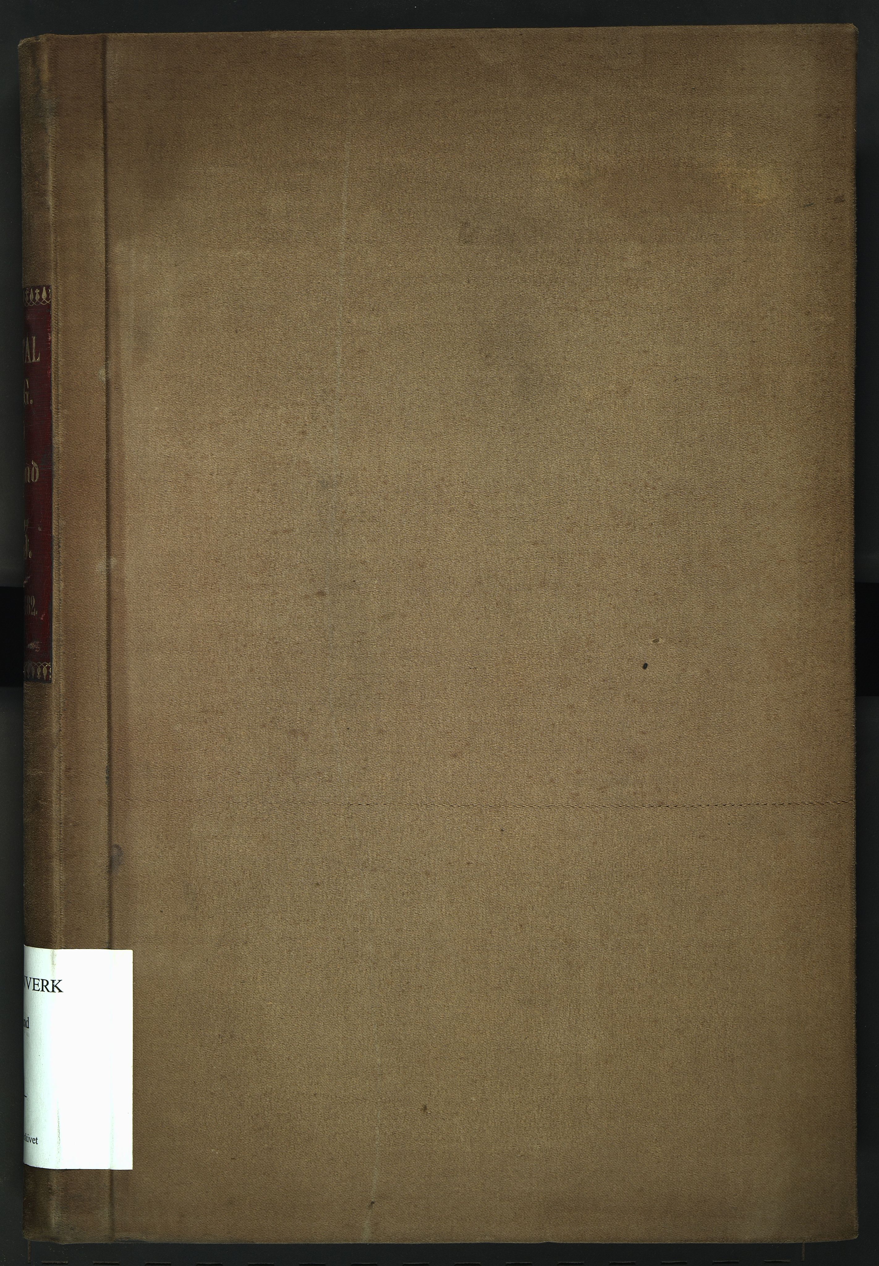 Egelands Verk, NESJ/NJM-002/07/L0008: Kapital-bok, 1883