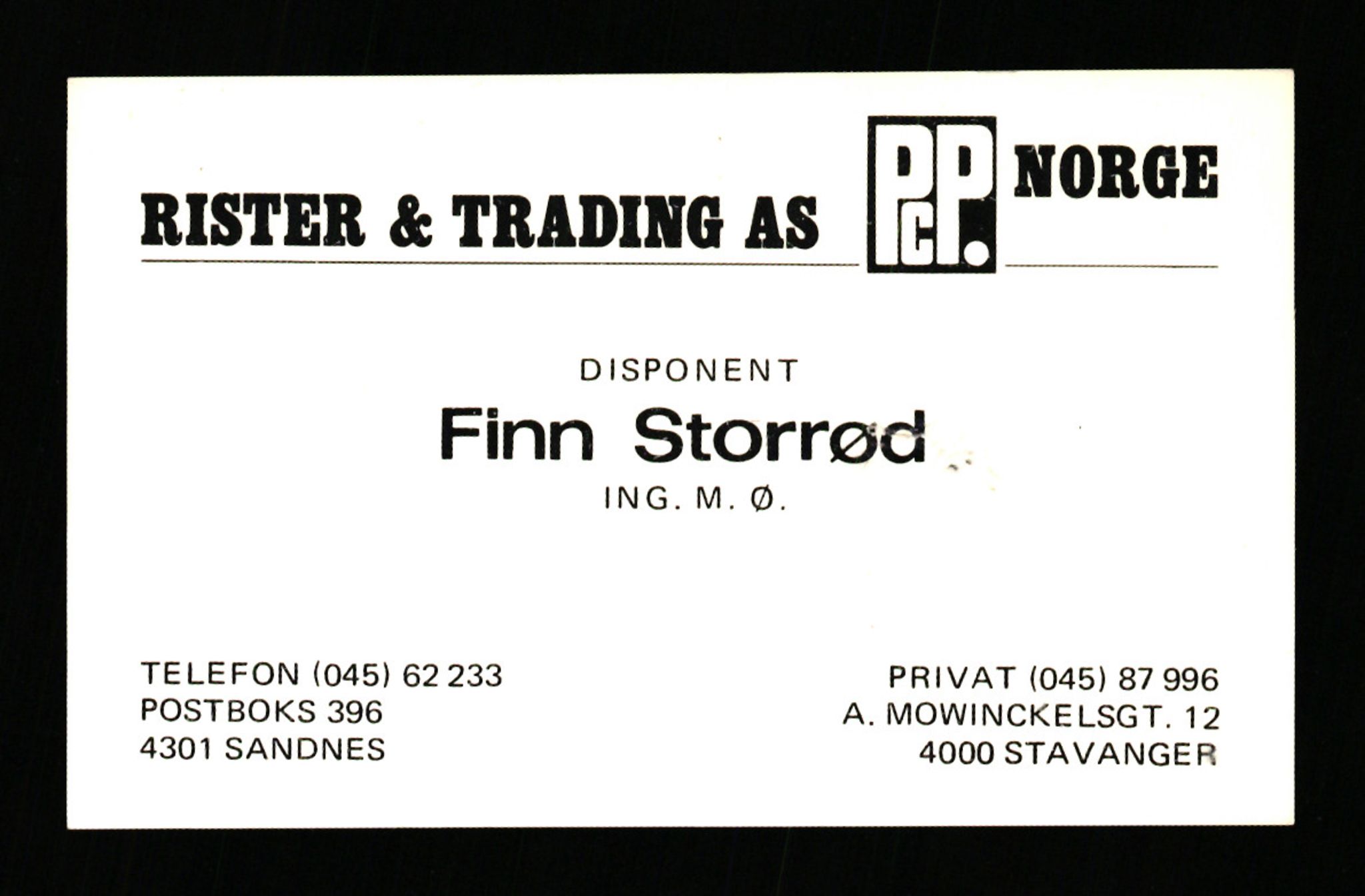 Pa 1716 - Stiftelsen Offshore Northern Seas, AV/SAST-A-102319/F/Fb/L0002: Søknadsskjemaer, 1975-1978, s. 18