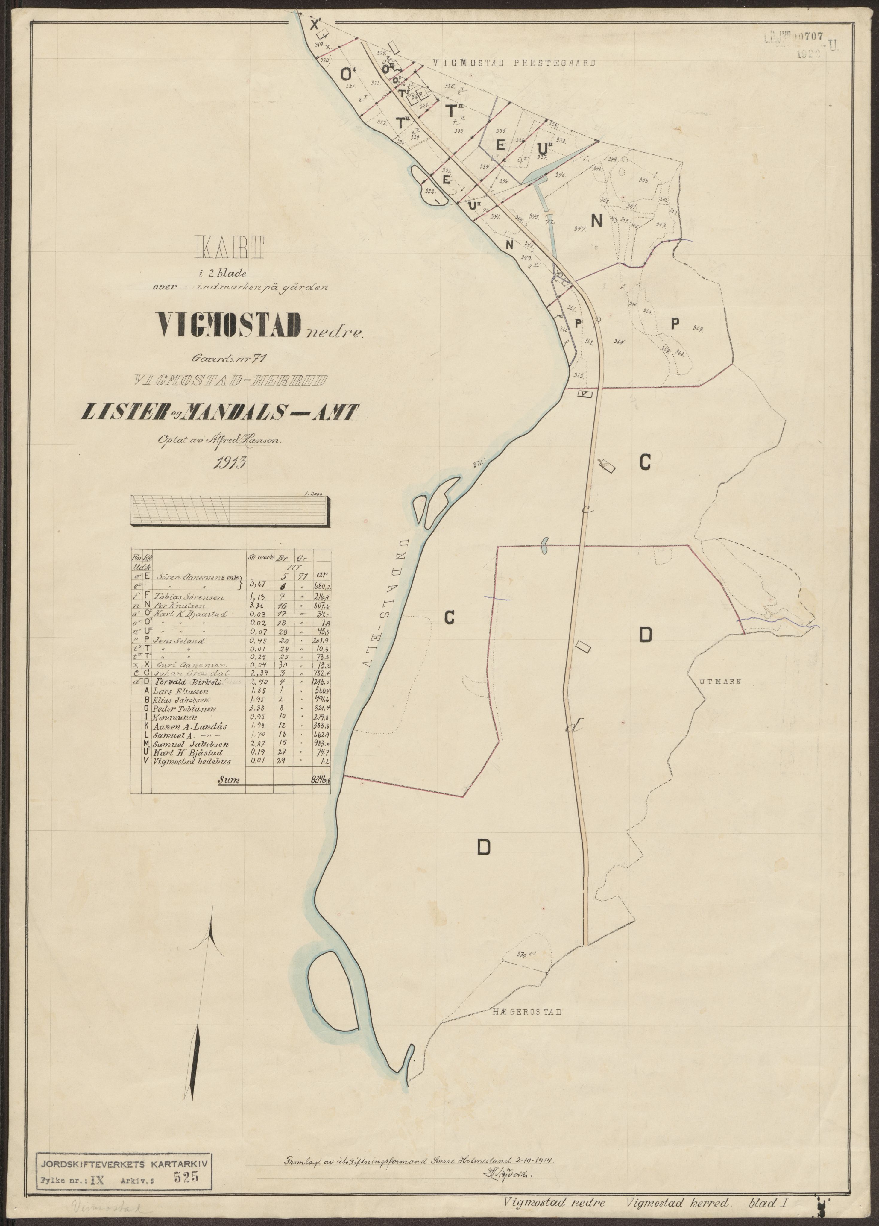 Jordskifteverkets kartarkiv, AV/RA-S-3929/T, 1859-1988, s. 598