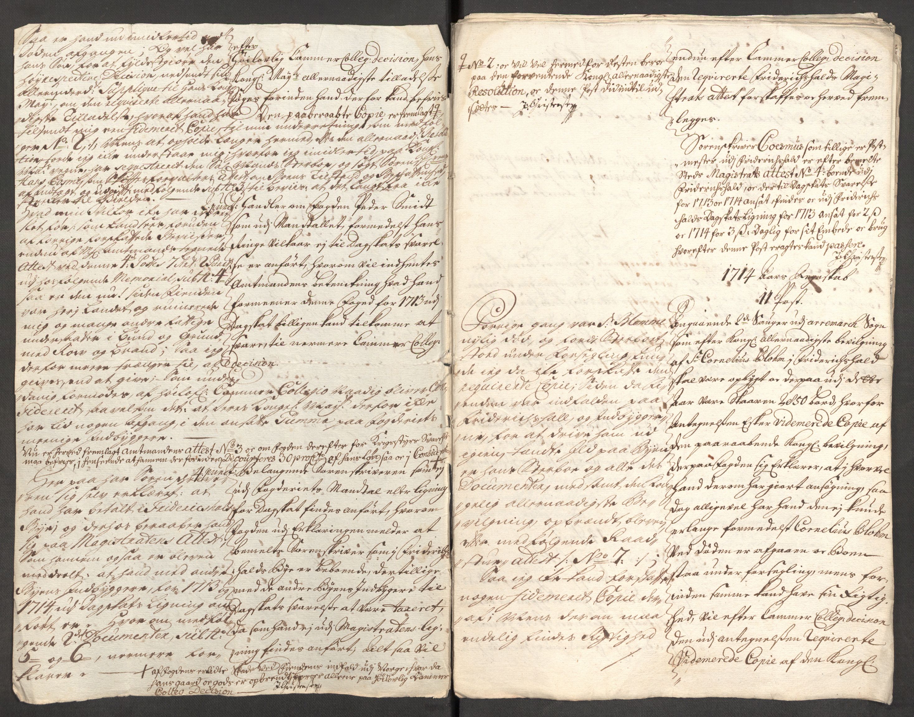 Rentekammeret inntil 1814, Reviderte regnskaper, Fogderegnskap, RA/EA-4092/R01/L0022: Fogderegnskap Idd og Marker, 1713-1714, s. 682