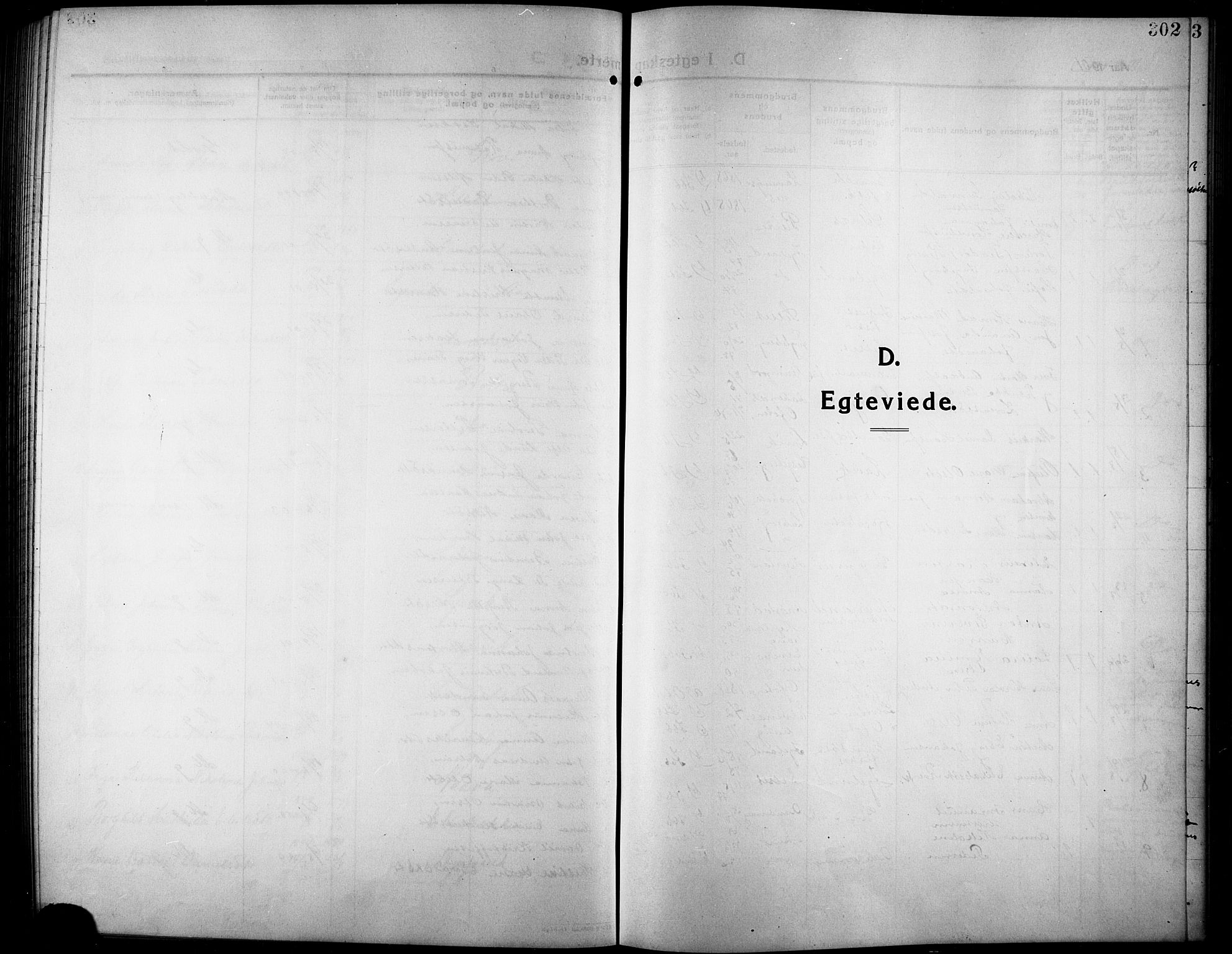 Ibestad sokneprestembete, SATØ/S-0077/H/Ha/Hab/L0009klokker: Klokkerbok nr. 9, 1902-1914, s. 302