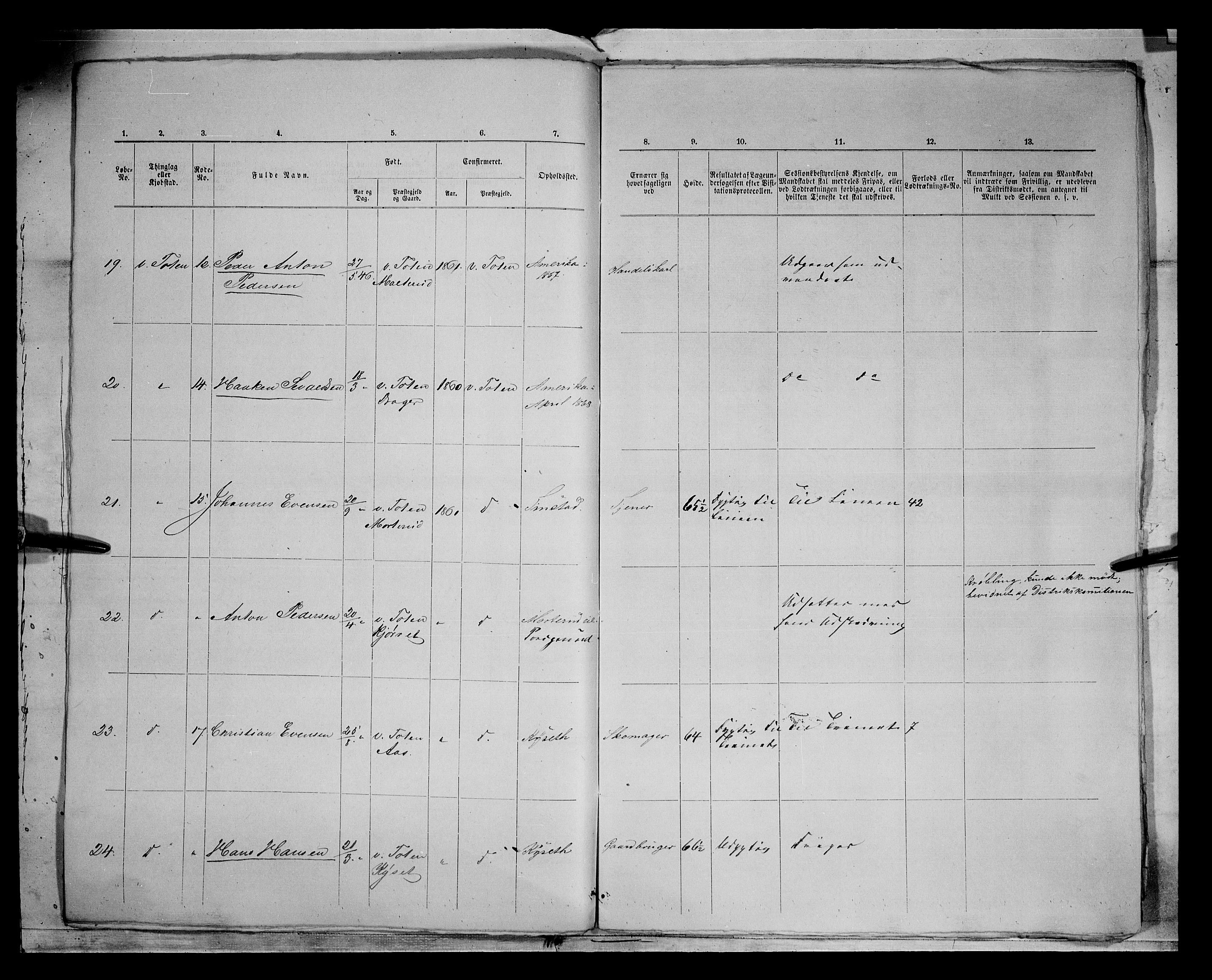 Fylkesmannen i Oppland, AV/SAH-FYO-002/1/K/Kg/L1167: Søndre og Nordre Land, Vestre Toten, 1860-1879, s. 7793