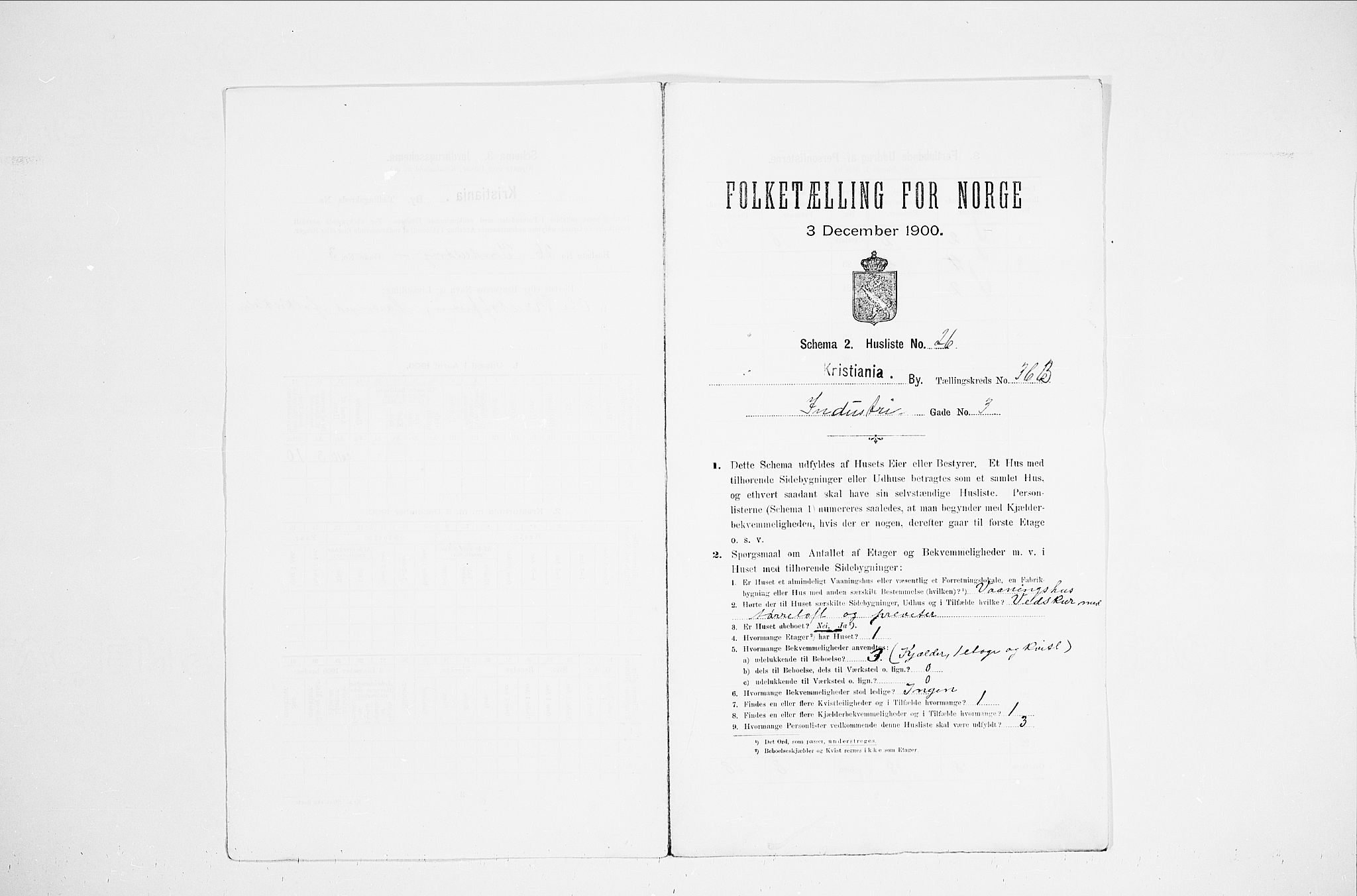 SAO, Folketelling 1900 for 0301 Kristiania kjøpstad, 1900, s. 40788