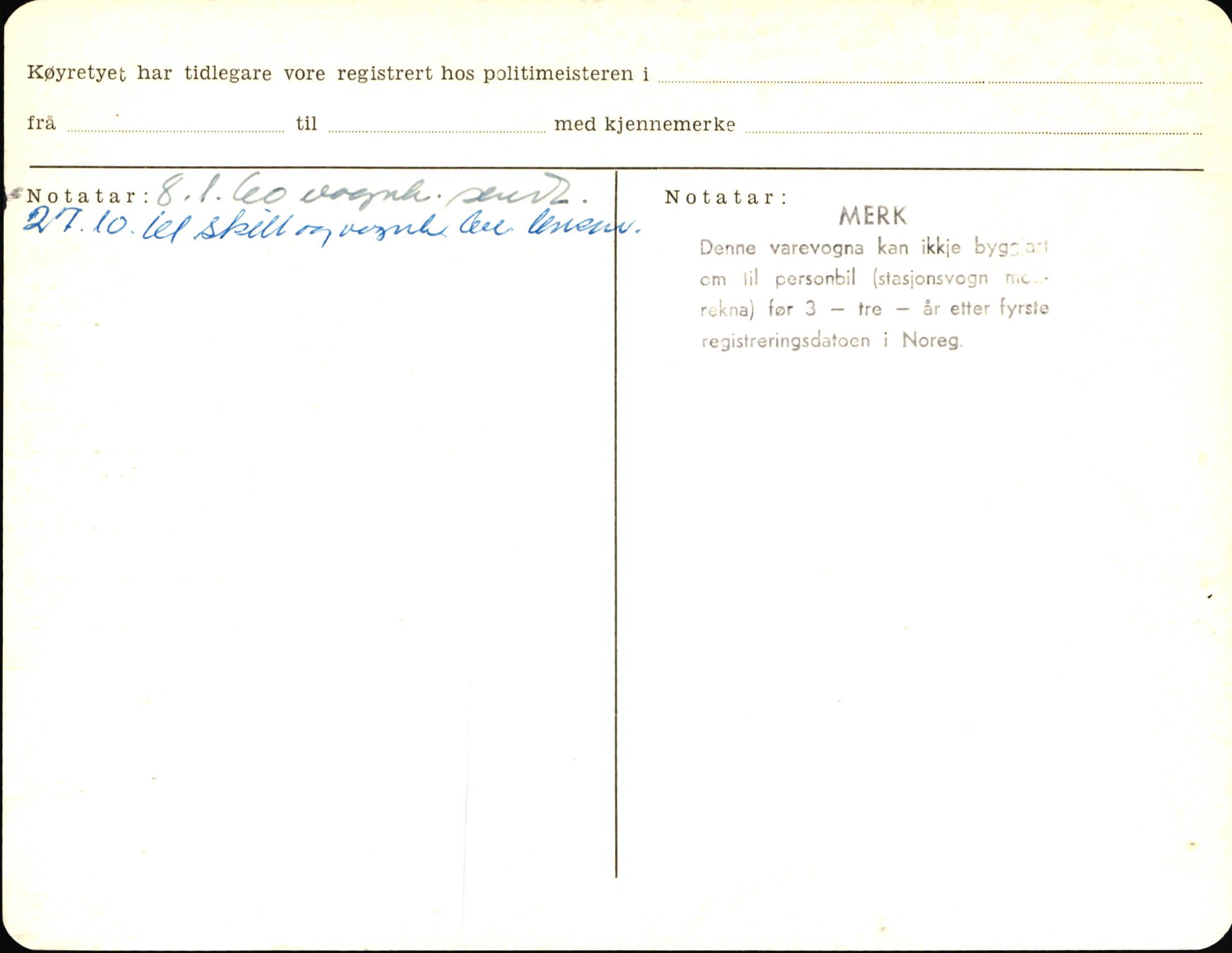 Statens vegvesen, Sogn og Fjordane vegkontor, AV/SAB-A-5301/4/F/L0006: Registerkort utmeldte Fjordane S8300-9500, 1930-1961, s. 220