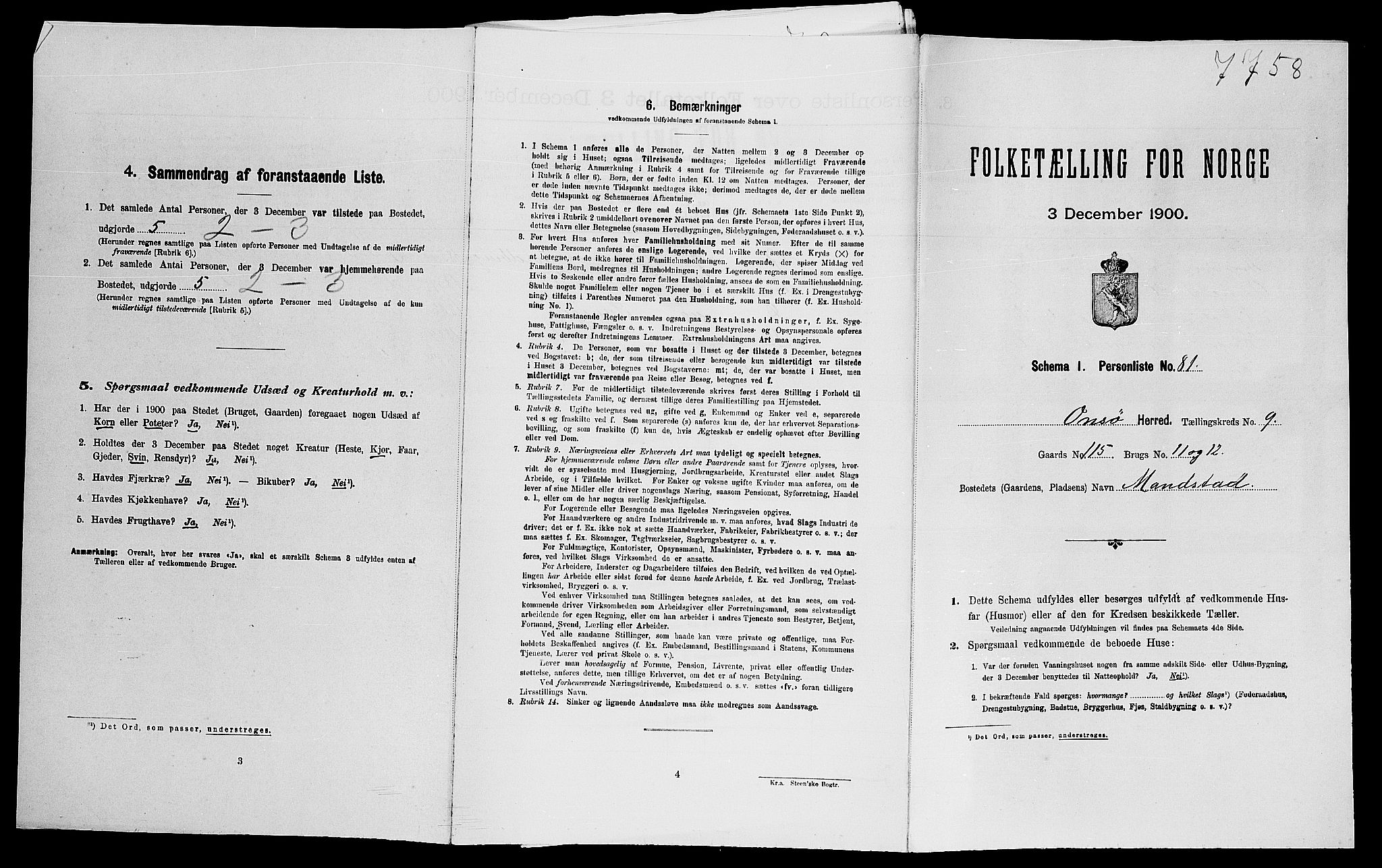 SAO, Folketelling 1900 for 0134 Onsøy herred, 1900, s. 2034