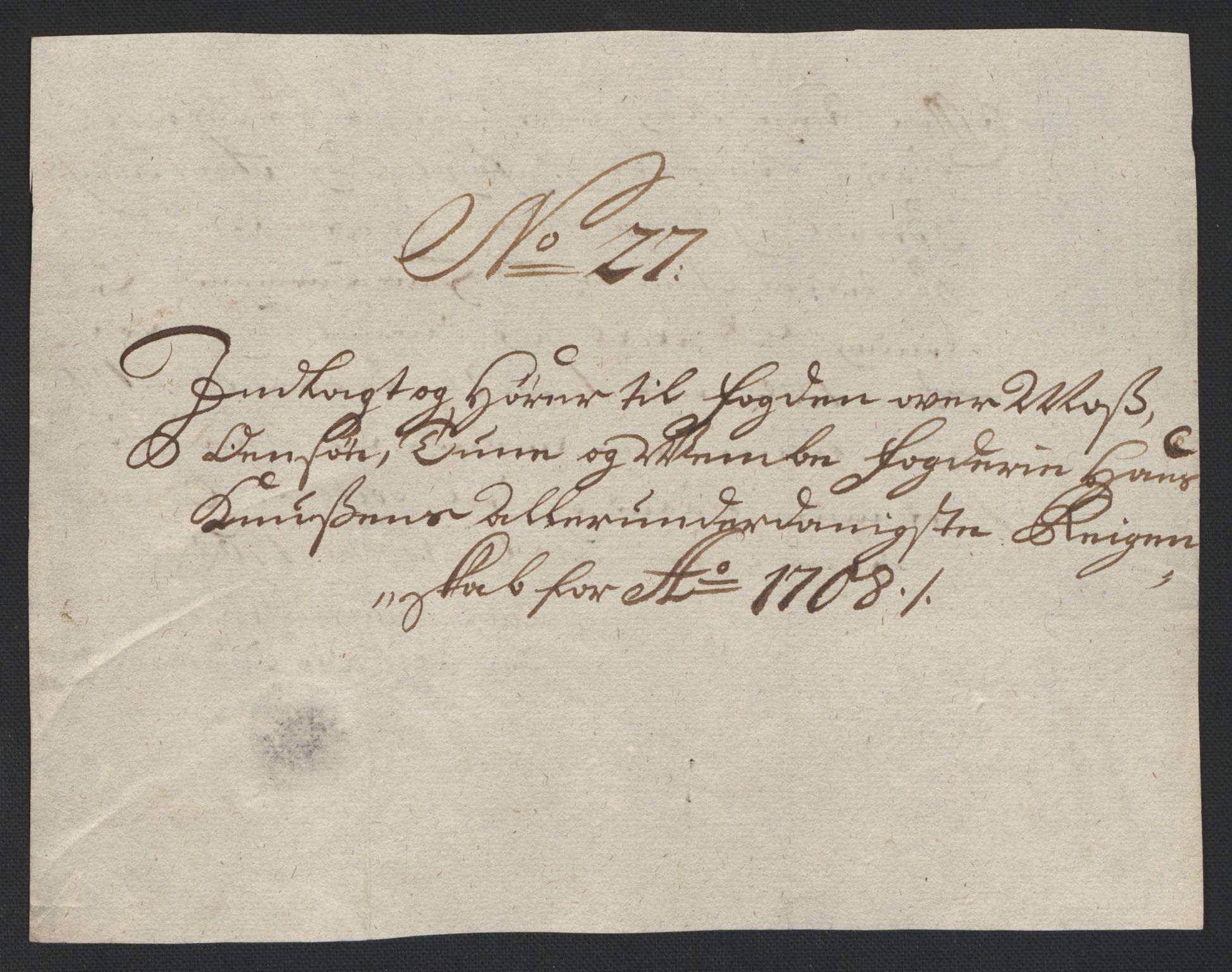 Rentekammeret inntil 1814, Reviderte regnskaper, Fogderegnskap, AV/RA-EA-4092/R04/L0134: Fogderegnskap Moss, Onsøy, Tune, Veme og Åbygge, 1707-1708, s. 395