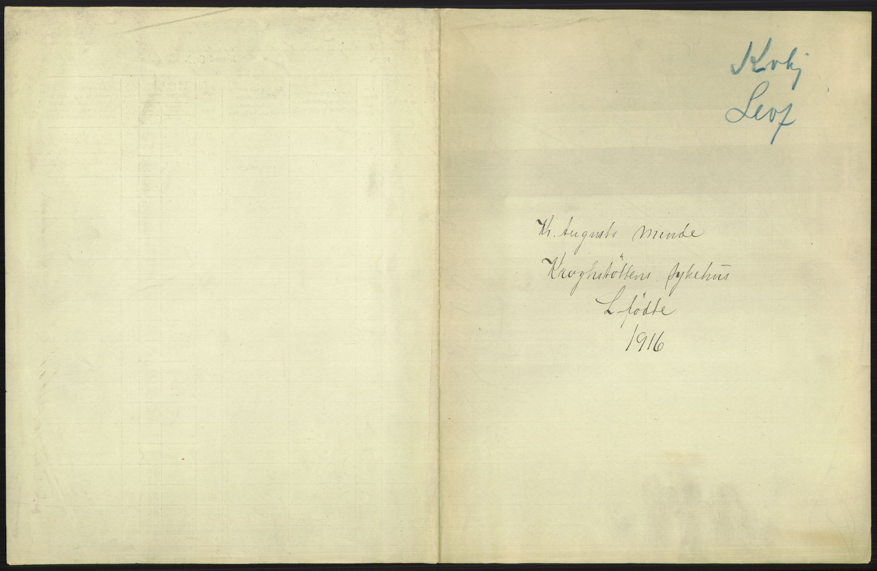 Statistisk sentralbyrå, Sosiodemografiske emner, Befolkning, AV/RA-S-2228/D/Df/Dfb/Dfbf/L0006: Kristiania: Levendefødte menn og kvinner., 1916, s. 639