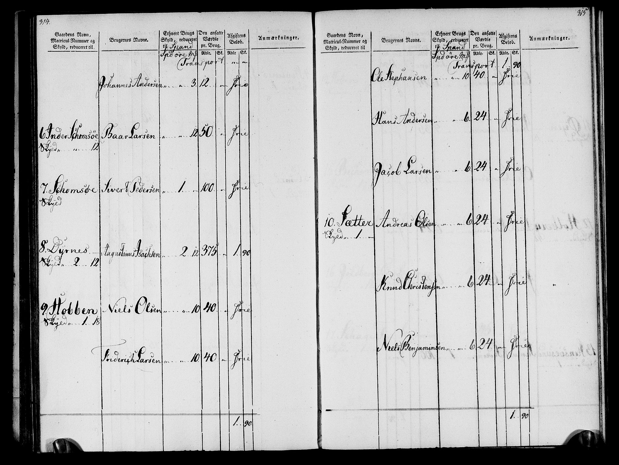 Rentekammeret inntil 1814, Realistisk ordnet avdeling, AV/RA-EA-4070/N/Ne/Nea/L0133: Nordmøre fogderi. Oppebørselsregister, 1803, s. 160