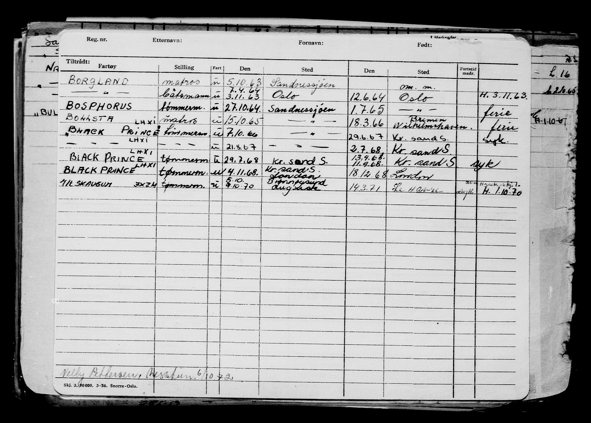 Direktoratet for sjømenn, AV/RA-S-3545/G/Gb/L0143: Hovedkort, 1916, s. 165