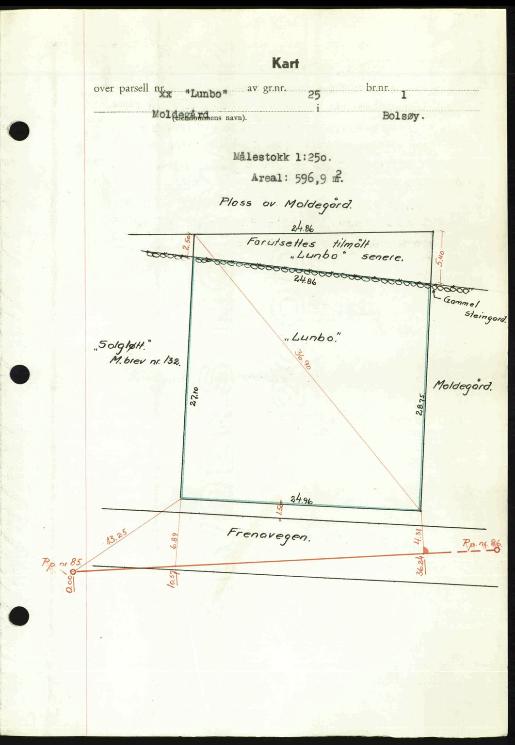 Romsdal sorenskriveri, AV/SAT-A-4149/1/2/2C: Pantebok nr. A23, 1947-1947, Dagboknr: 1296/1947