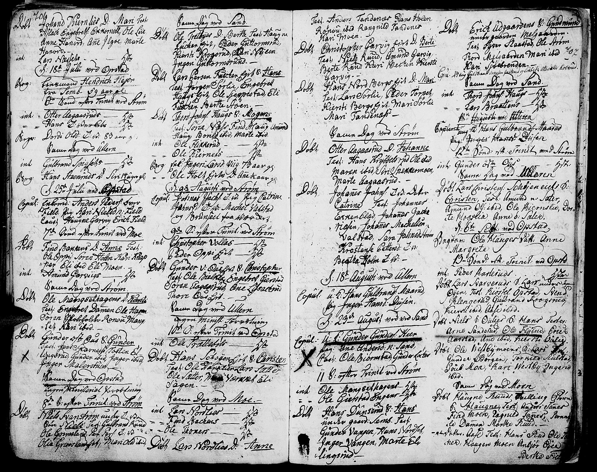 Strøm-Odalen prestekontor, AV/SAH-PREST-028/H/Ha/Haa/L0003: Ministerialbok nr. 3, 1741-1803, s. 706-707