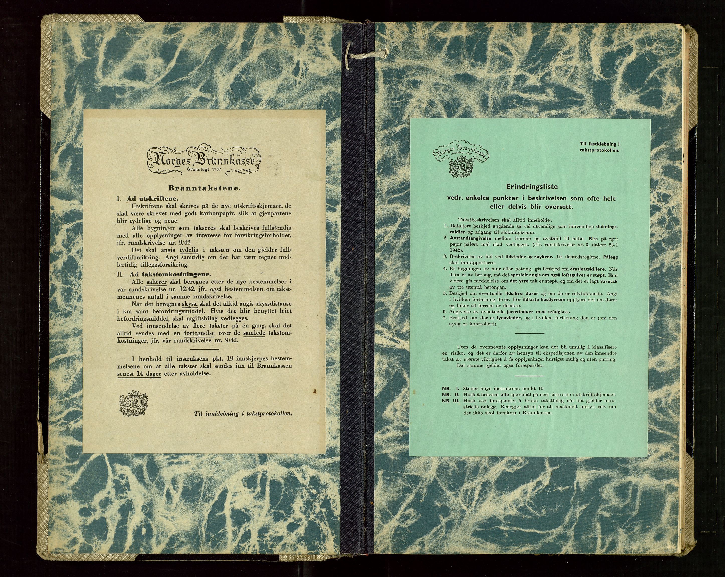 Klepp lensmannskontor, AV/SAST-A-100163/Gob/L0007: "Branntakstprotokoll", 1948-1950