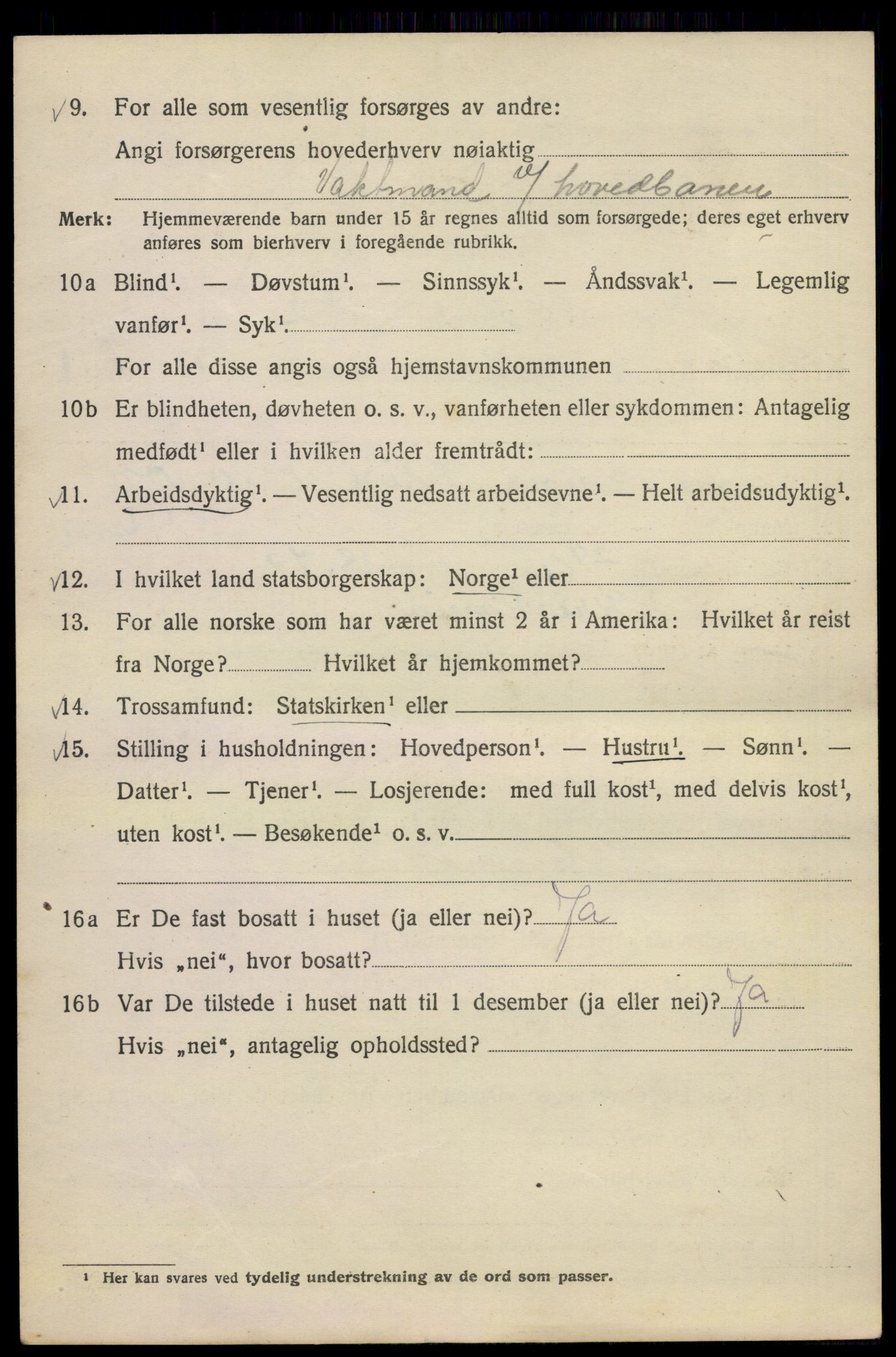 SAO, Folketelling 1920 for 0301 Kristiania kjøpstad, 1920, s. 264704