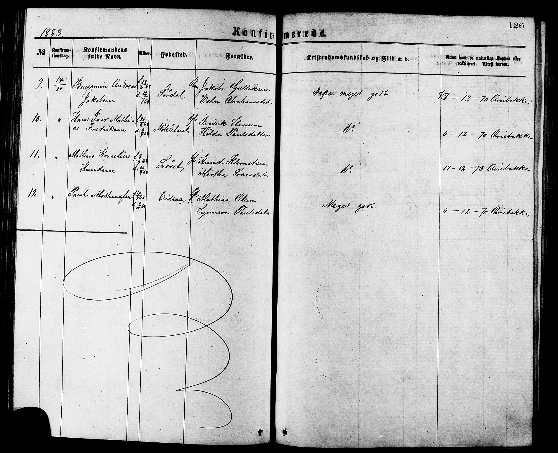 Ministerialprotokoller, klokkerbøker og fødselsregistre - Møre og Romsdal, AV/SAT-A-1454/502/L0024: Ministerialbok nr. 502A02, 1873-1884, s. 126