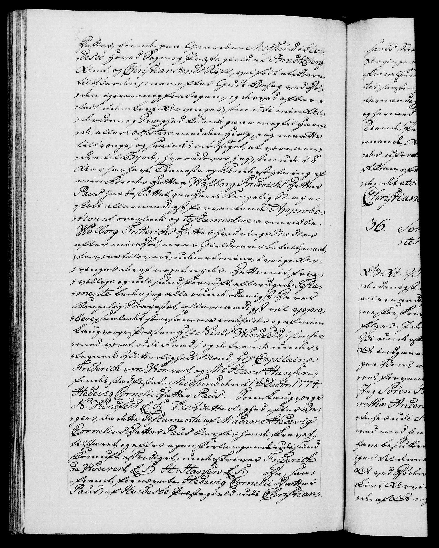 Danske Kanselli 1572-1799, RA/EA-3023/F/Fc/Fca/Fcaa/L0046: Norske registre, 1773-1775, s. 659b