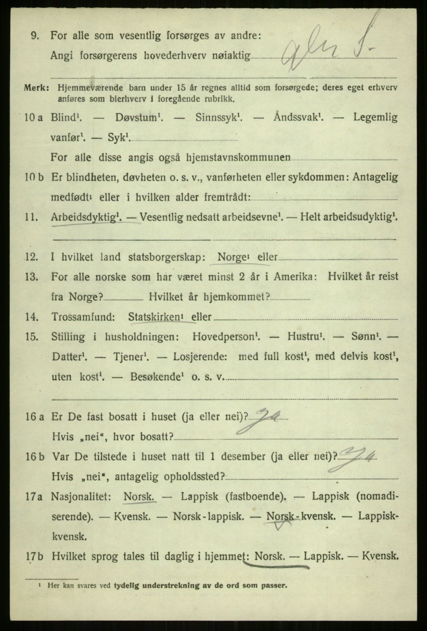 SATØ, Folketelling 1920 for 1934 Tromsøysund herred, 1920, s. 4971