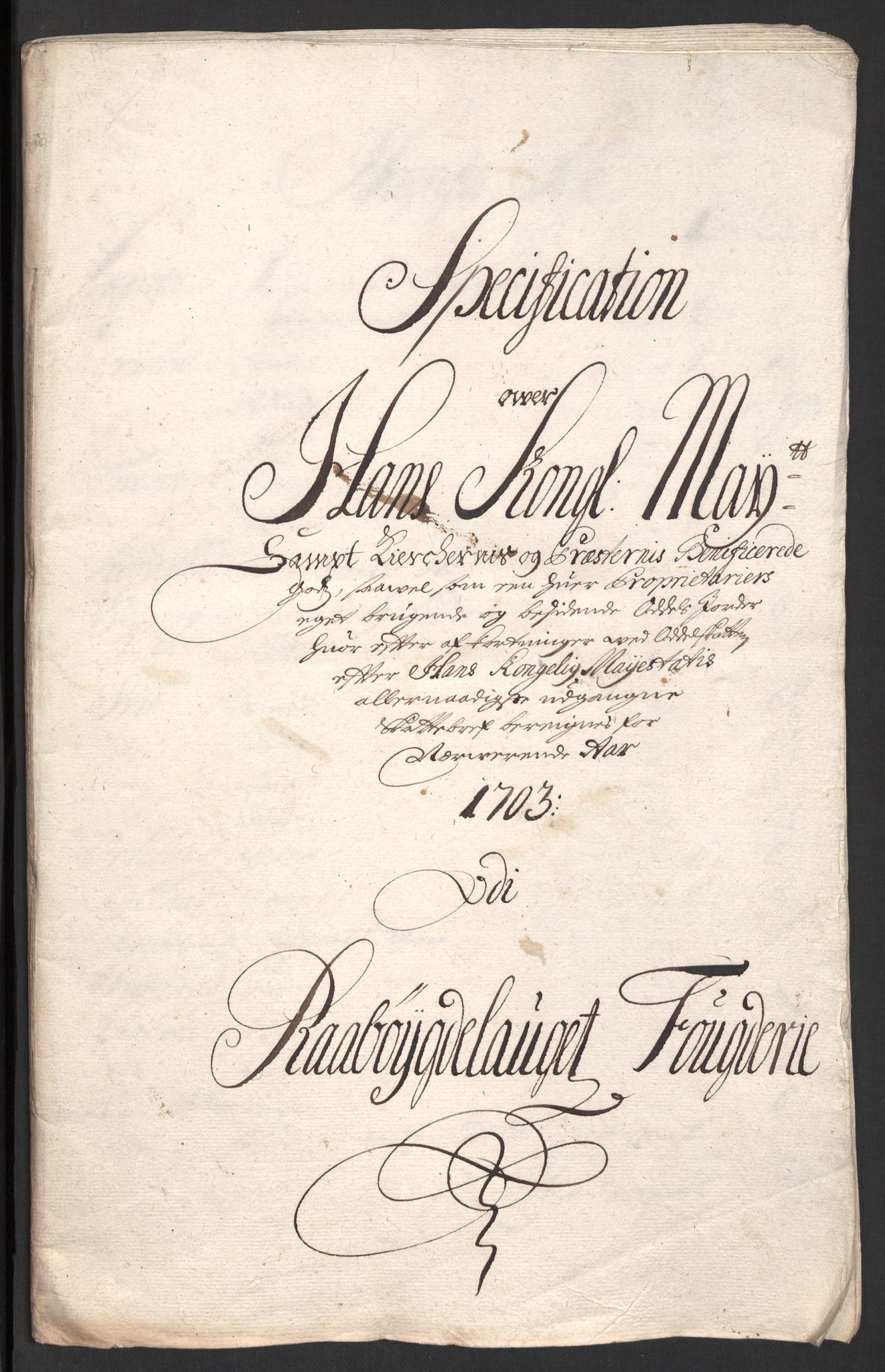 Rentekammeret inntil 1814, Reviderte regnskaper, Fogderegnskap, RA/EA-4092/R40/L2447: Fogderegnskap Råbyggelag, 1703-1705, s. 83