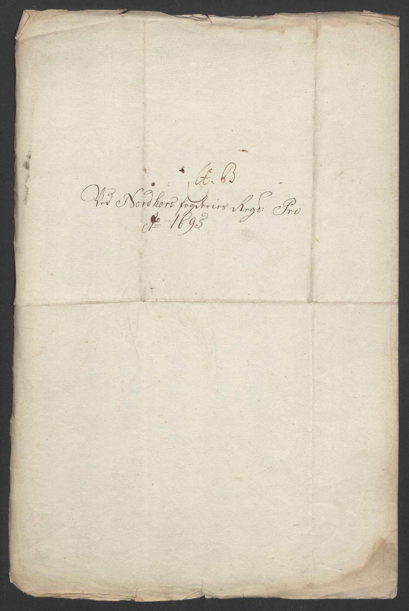 Rentekammeret inntil 1814, Reviderte regnskaper, Fogderegnskap, AV/RA-EA-4092/R51/L3183: Fogderegnskap Nordhordland og Voss, 1695-1697, s. 104