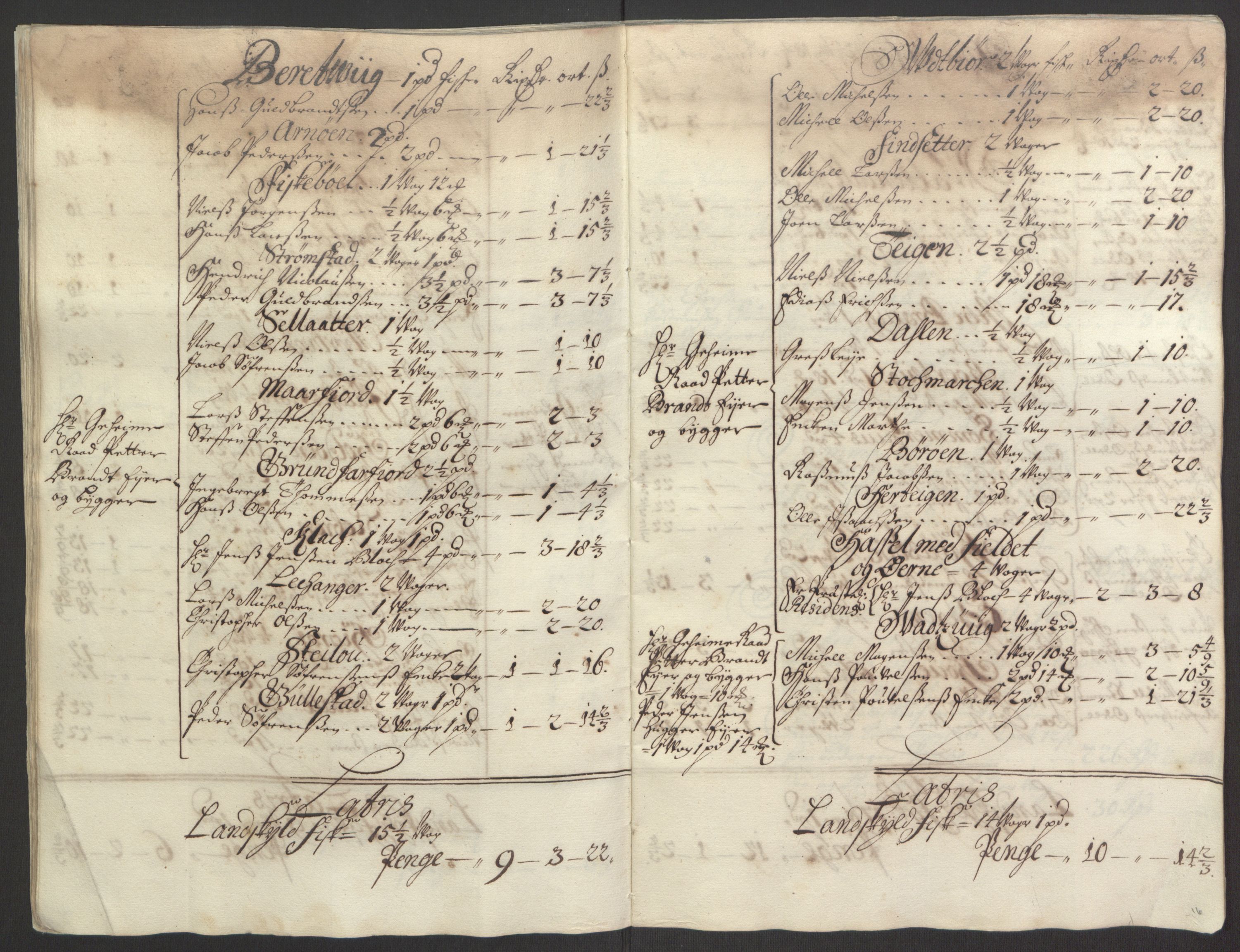 Rentekammeret inntil 1814, Reviderte regnskaper, Fogderegnskap, RA/EA-4092/R67/L4677: Fogderegnskap Vesterålen, Andenes og Lofoten, 1694-1695, s. 30