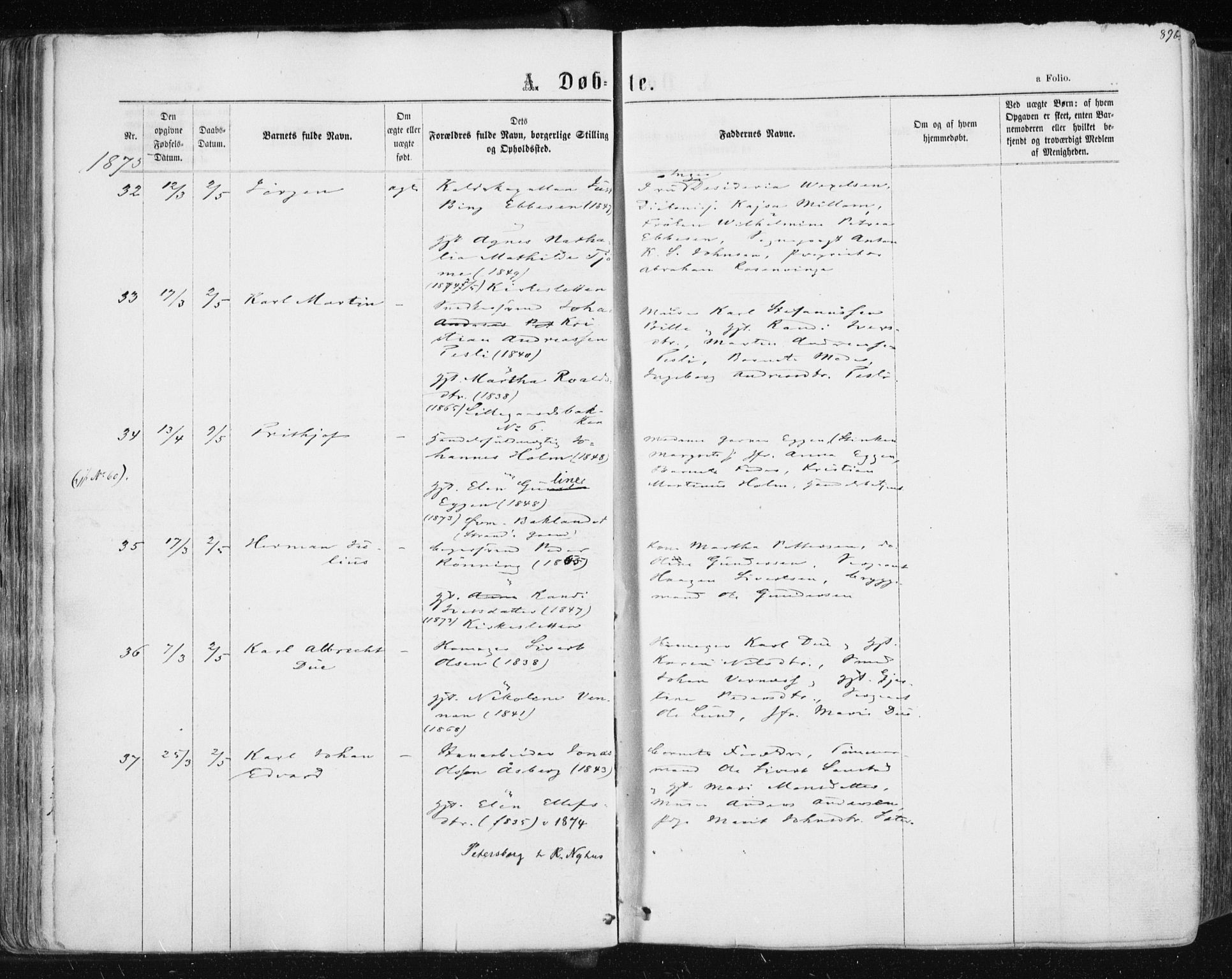 Ministerialprotokoller, klokkerbøker og fødselsregistre - Sør-Trøndelag, AV/SAT-A-1456/604/L0186: Ministerialbok nr. 604A07, 1866-1877, s. 89b