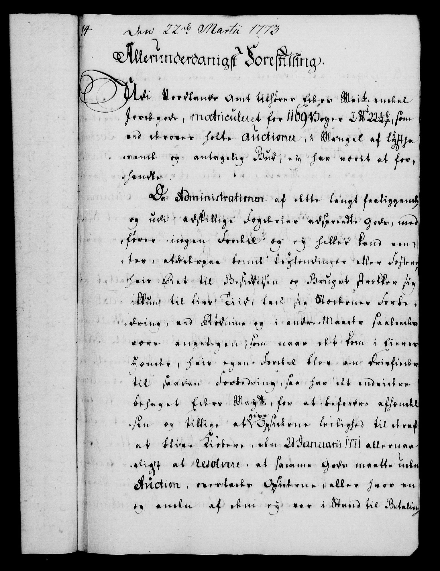 Rentekammeret, Kammerkanselliet, AV/RA-EA-3111/G/Gf/Gfa/L0055: Norsk relasjons- og resolusjonsprotokoll (merket RK 52.55), 1773, s. 65