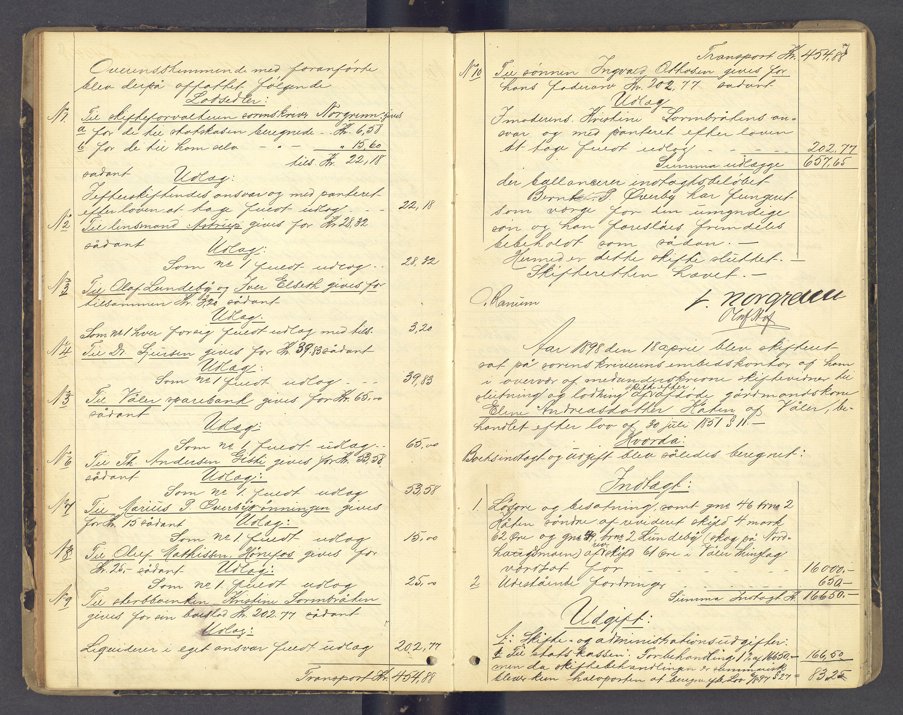 Solør tingrett, AV/SAH-TING-008/J/Jc/L0007: Skifteutlodningsprotokoll, 1898-1901, s. 6b-7a