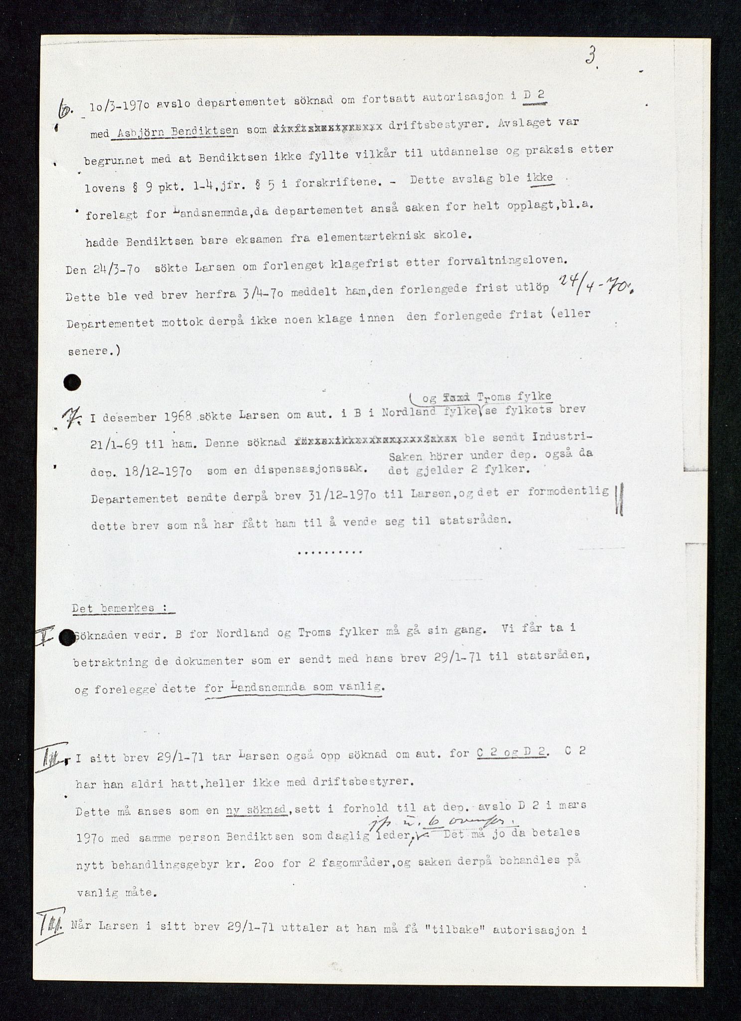 Industridepartementet, Oljekontoret, AV/SAST-A-101348/Db/L0002: Oljevernrådet, Styret i OD, leieforhold, div., 1966-1973, s. 425