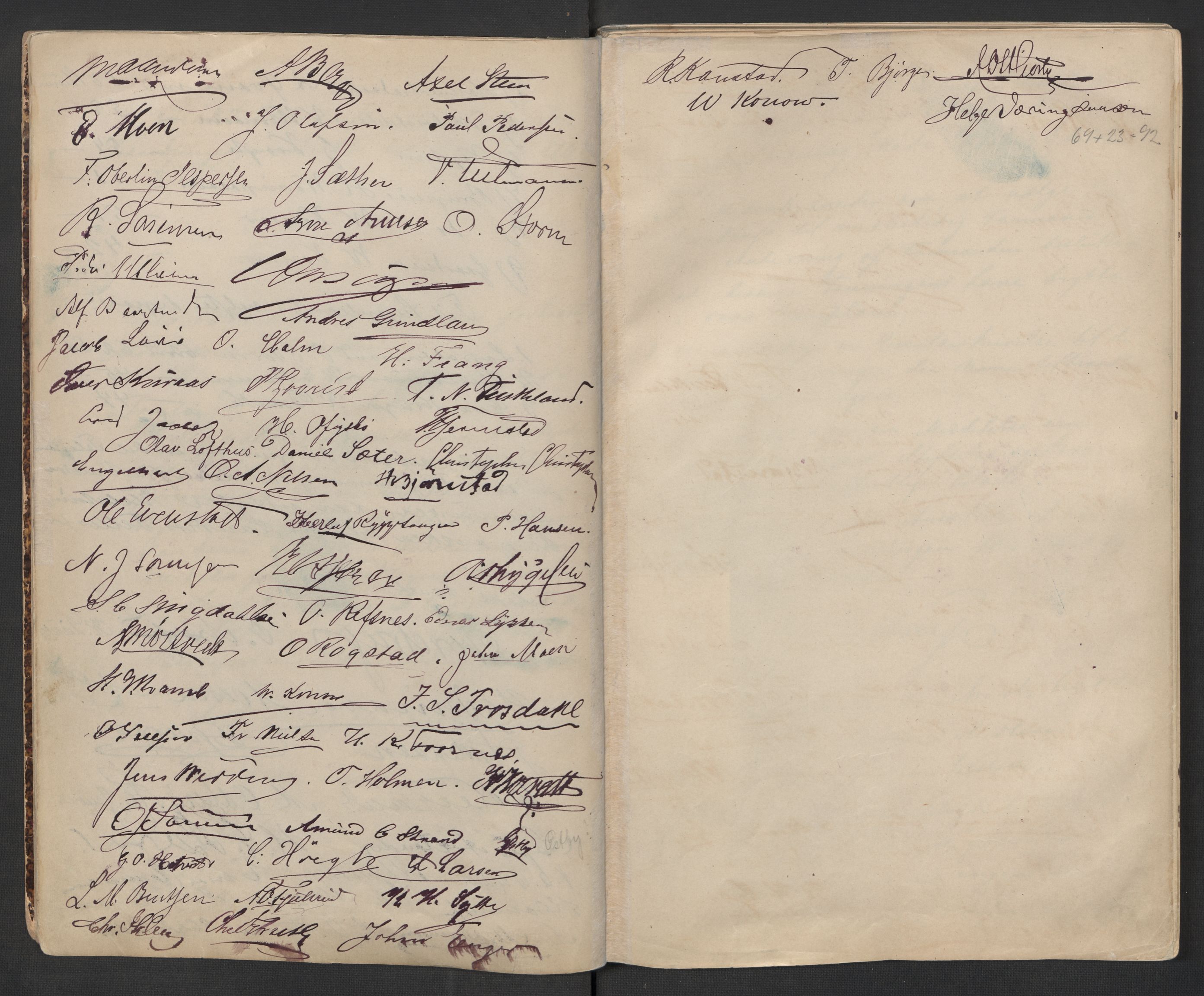 Venstres Hovedorganisasjon, AV/RA-PA-0876/Aa/L0001: Forhandlingsprotokoll for Norges Venstreforening, 1884-1909, s. 11