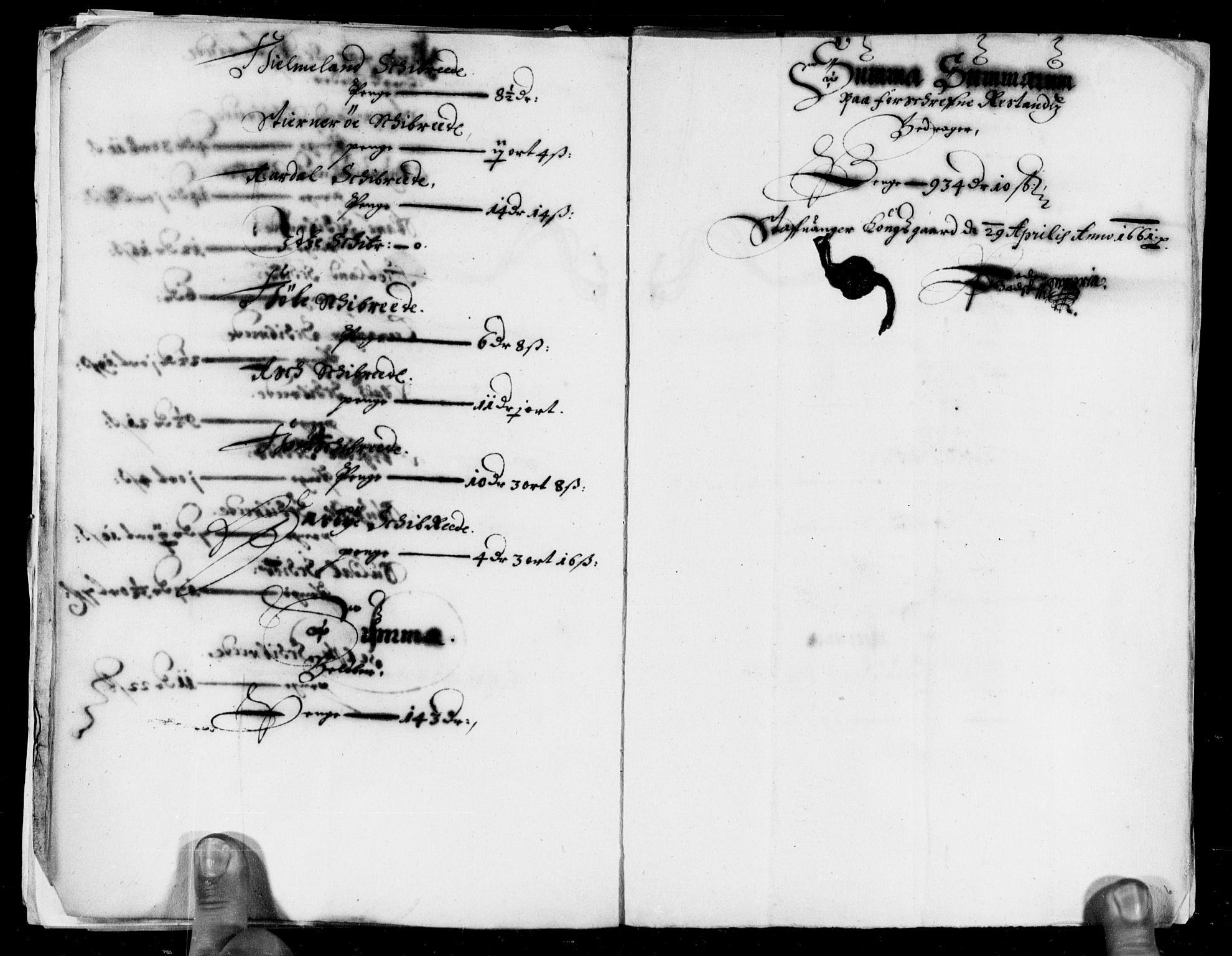 Rentekammeret inntil 1814, Reviderte regnskaper, Lensregnskaper, AV/RA-EA-5023/R/Rb/Rbs/L0043: Stavanger len, 1658-1661