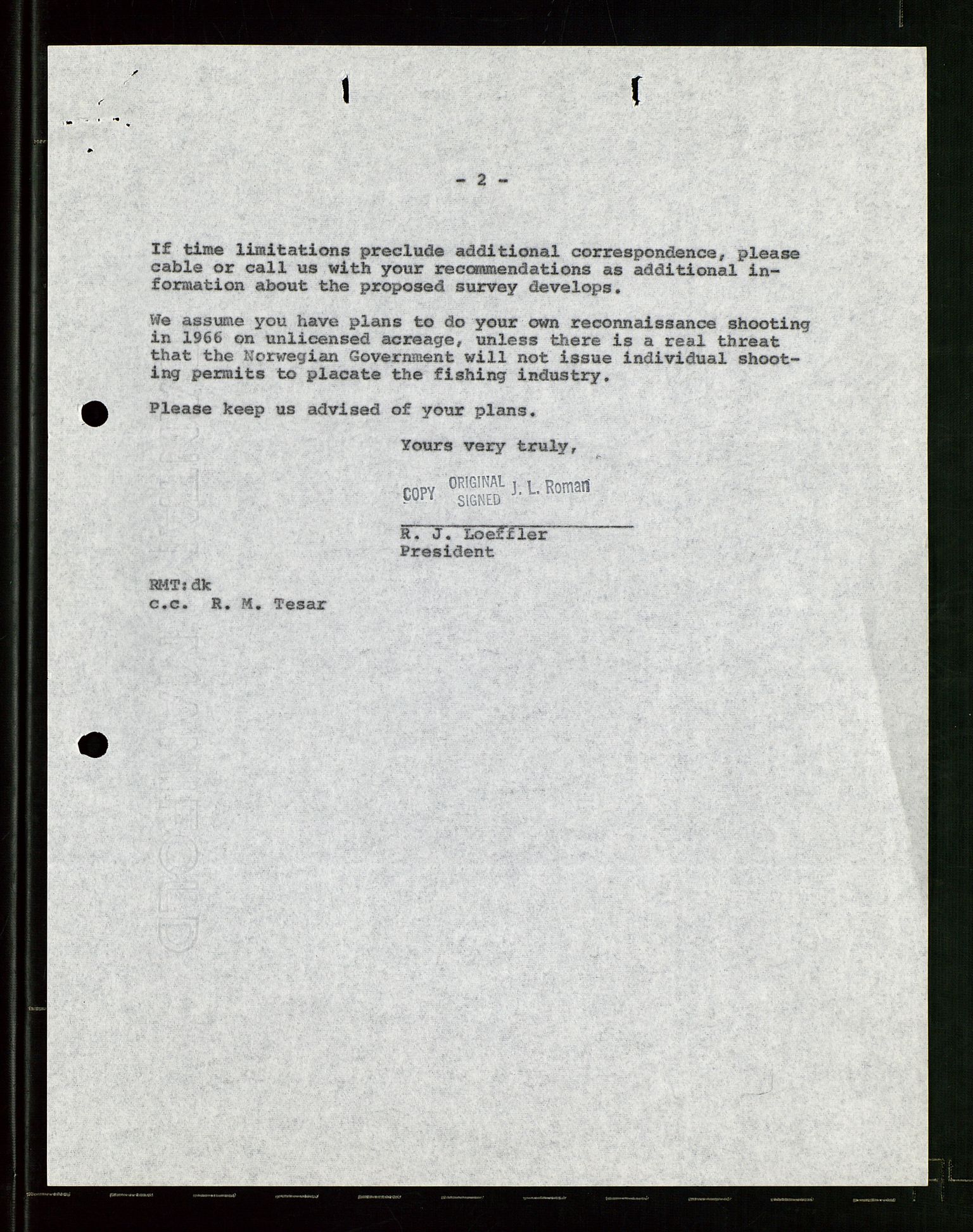 Pa 1512 - Esso Exploration and Production Norway Inc., AV/SAST-A-101917/E/Ea/L0021: Sak og korrespondanse, 1965-1974, s. 31