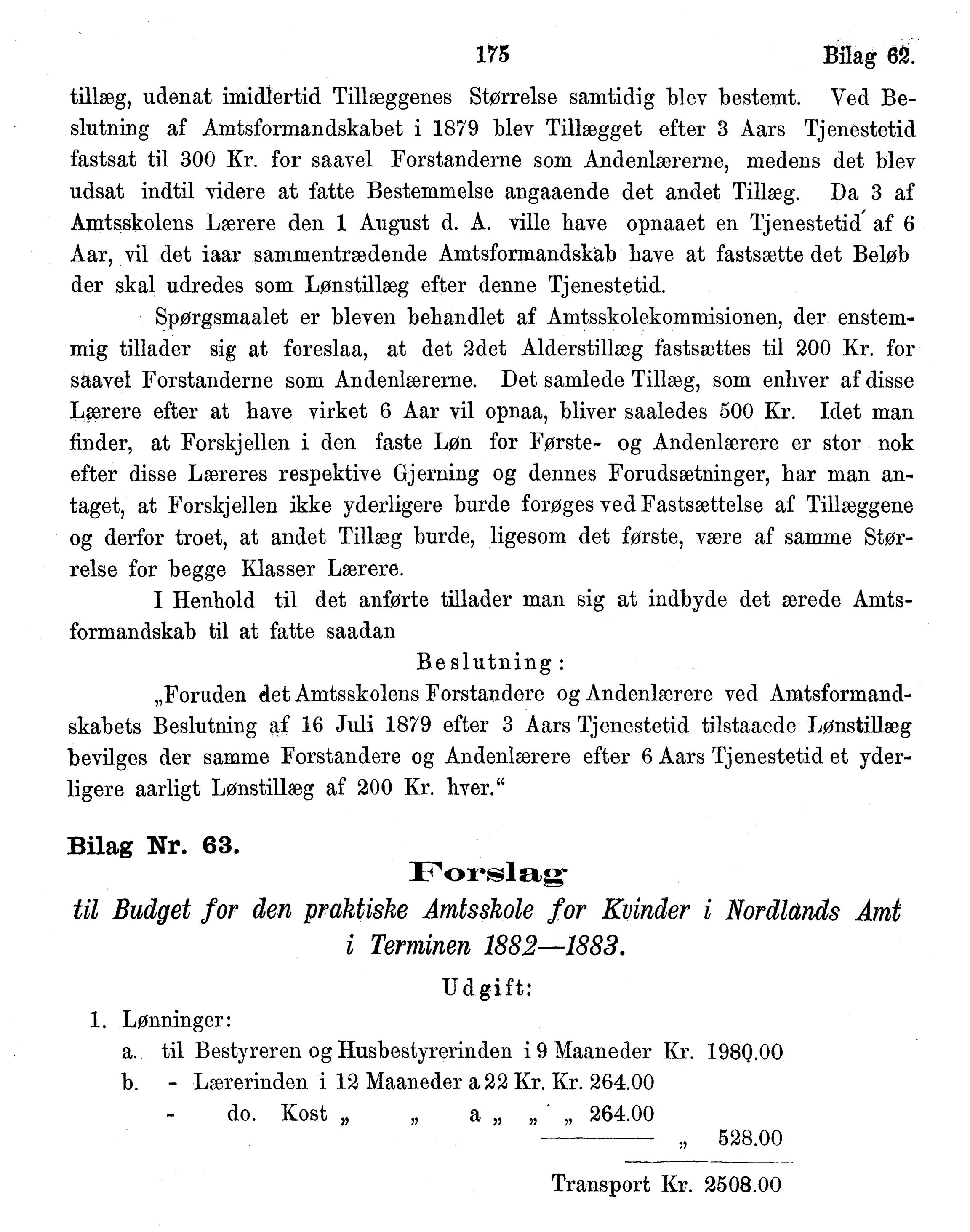 Nordland Fylkeskommune. Fylkestinget, AIN/NFK-17/176/A/Ac/L0014: Fylkestingsforhandlinger 1881-1885, 1881-1885