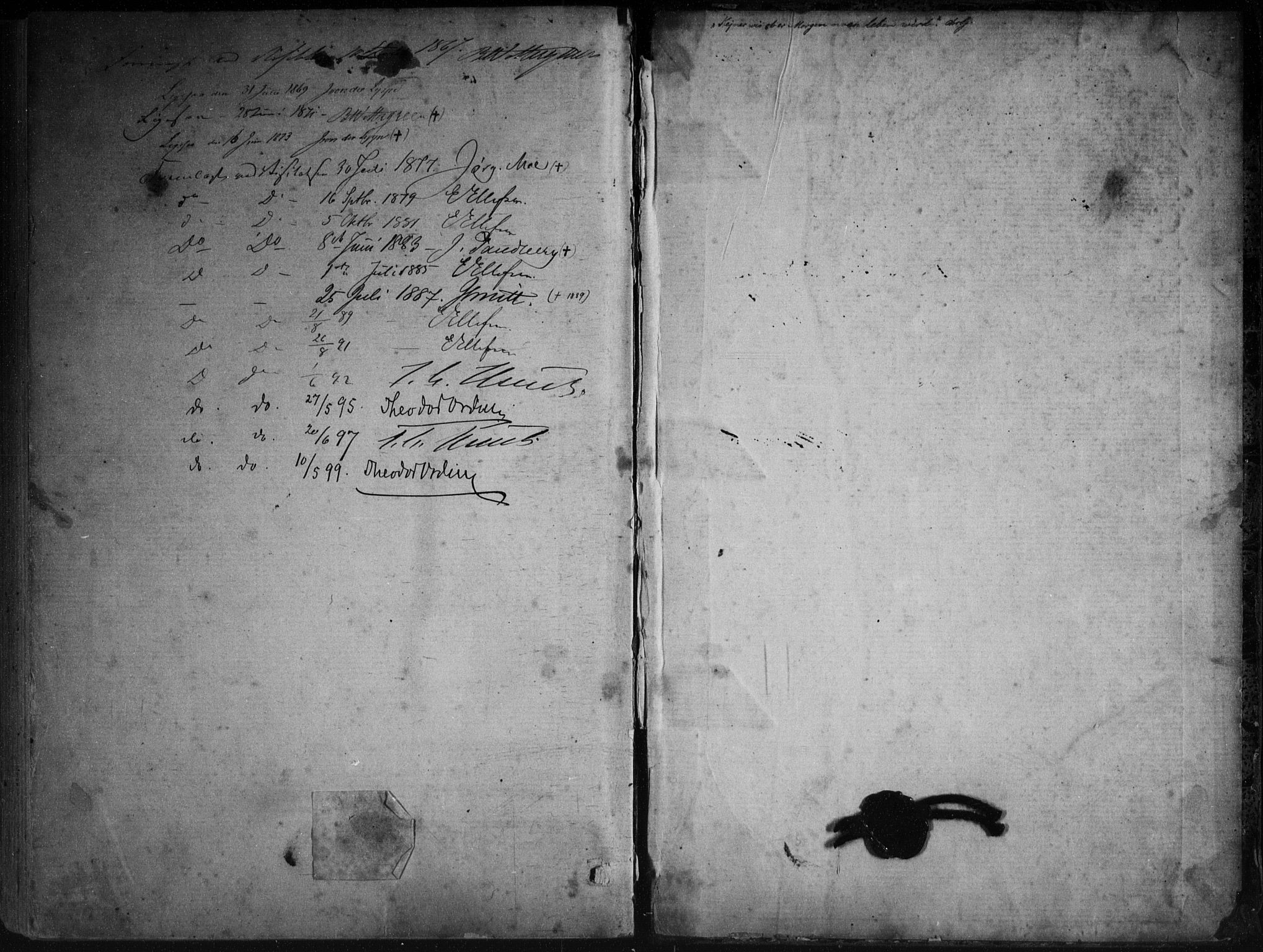 Sauherad kirkebøker, AV/SAKO-A-298/G/Gb/L0002: Klokkerbok nr. II 2, 1866-1897