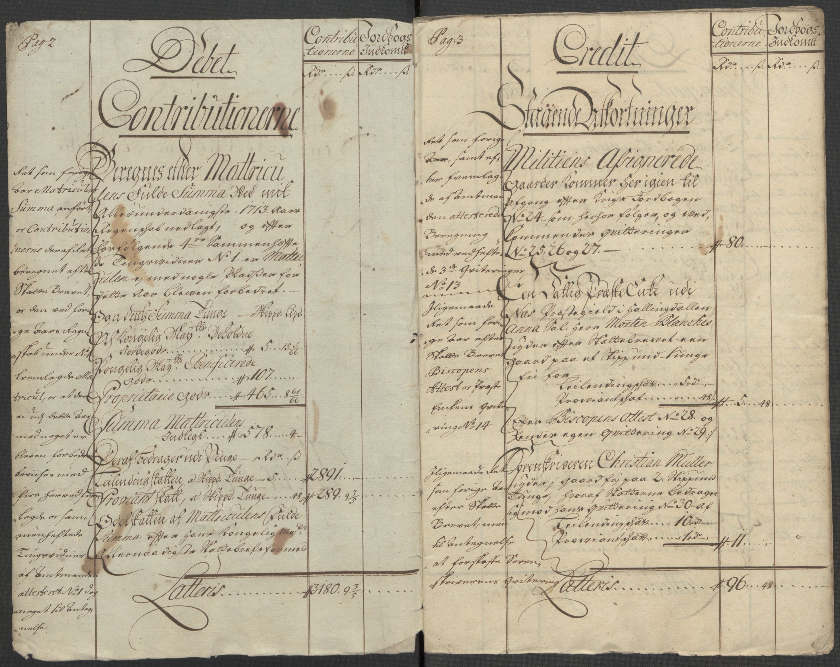 Rentekammeret inntil 1814, Reviderte regnskaper, Fogderegnskap, RA/EA-4092/R23/L1471: Fogderegnskap Ringerike og Hallingdal, 1713-1714, s. 350