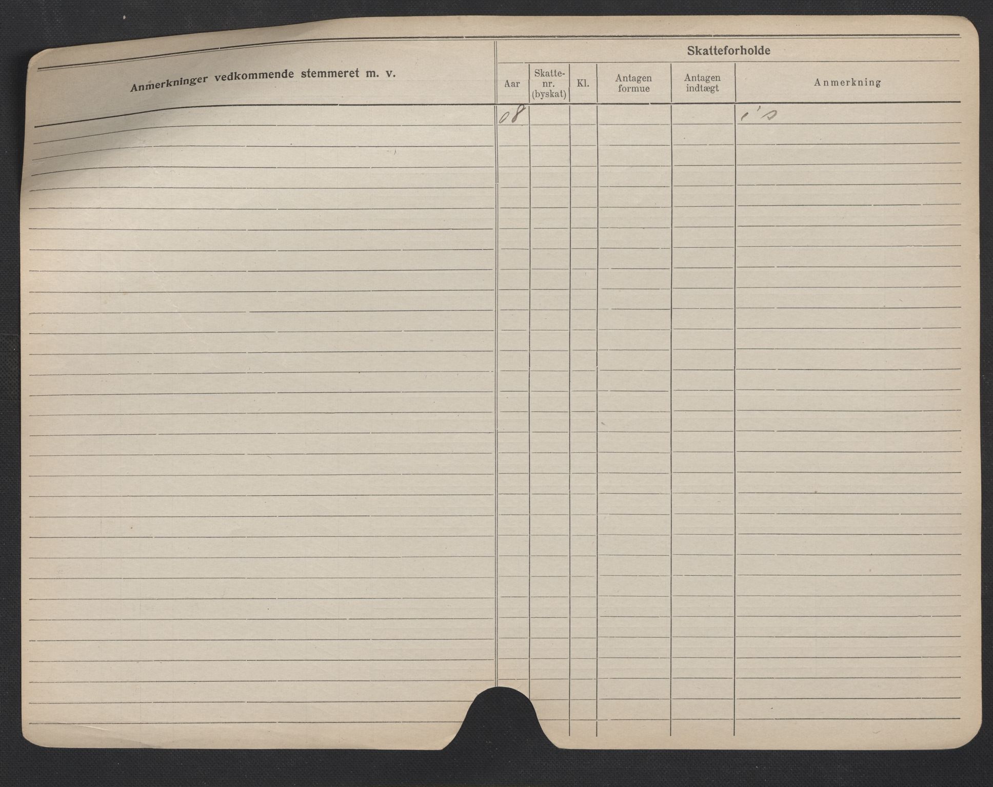 Oslo folkeregister, Registerkort, AV/SAO-A-11715/F/Fa/Fac/L0007: Menn, 1906-1914, s. 171b