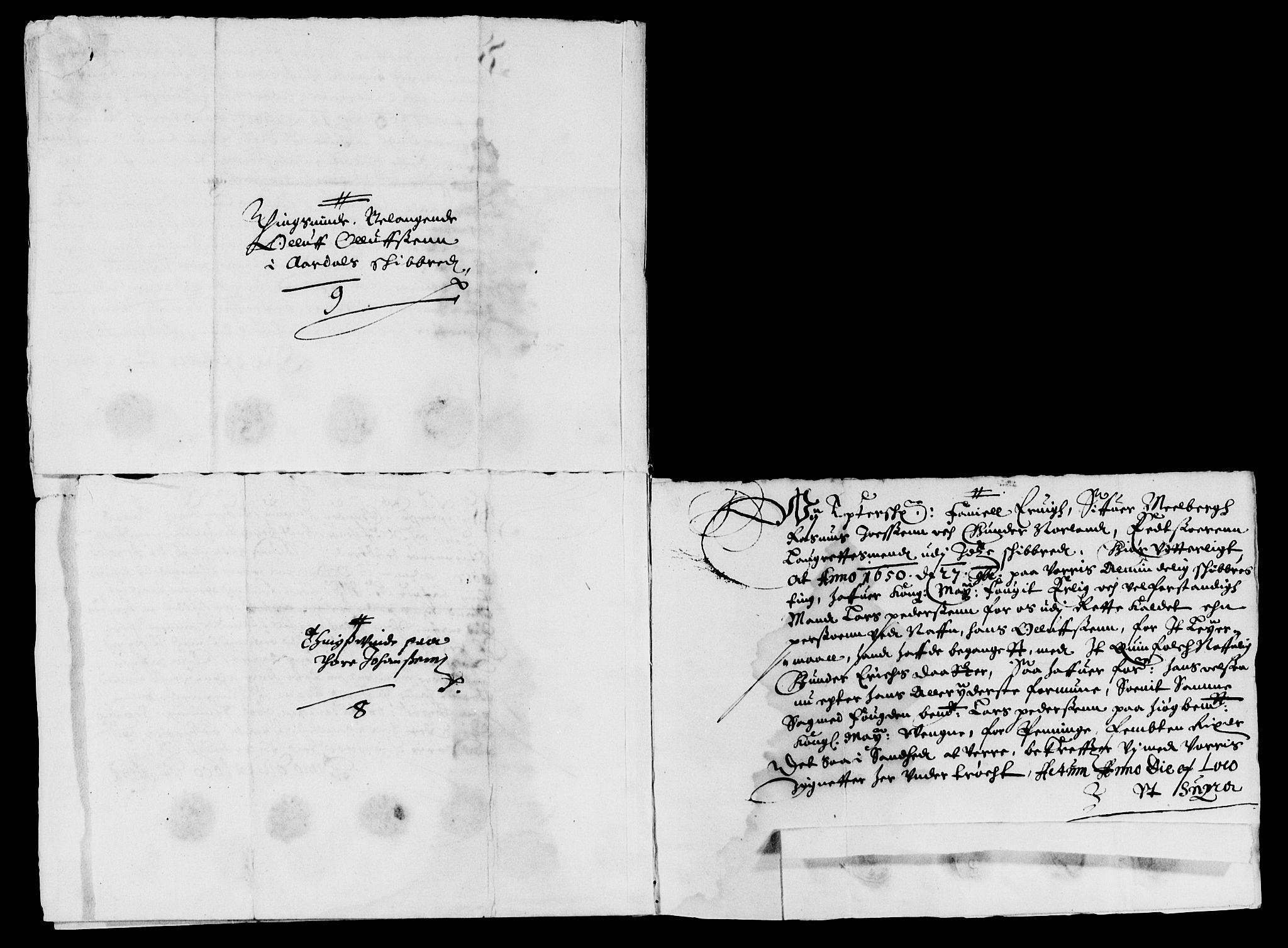 Rentekammeret inntil 1814, Reviderte regnskaper, Lensregnskaper, AV/RA-EA-5023/R/Rb/Rbs/L0033: Stavanger len, 1649-1652