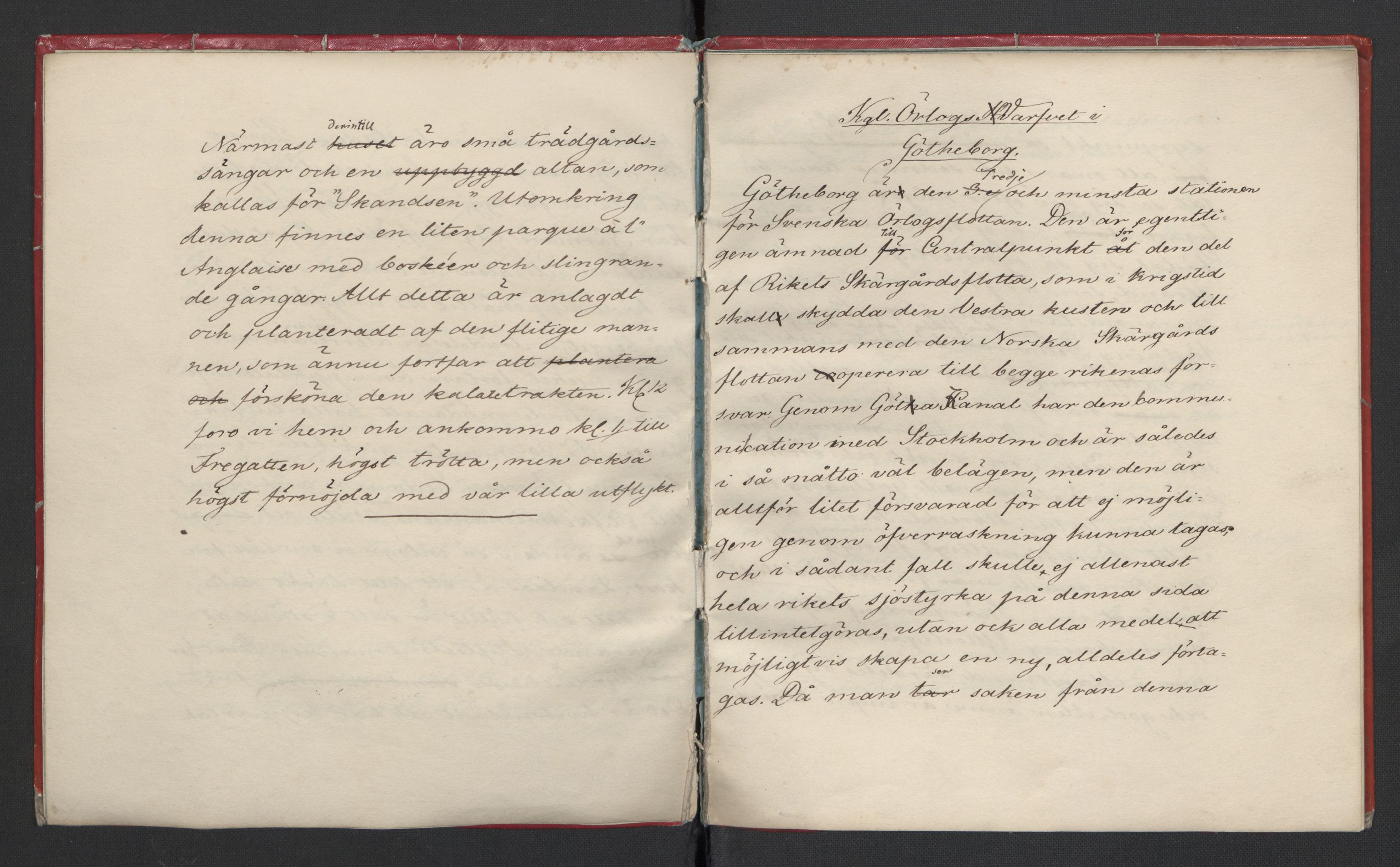 Bernadotte, RA/PA-0318/F/L0001/0001: Privat materiale fra Bernadottefamilien / Reisebeskrivelse, 1843, s. 8