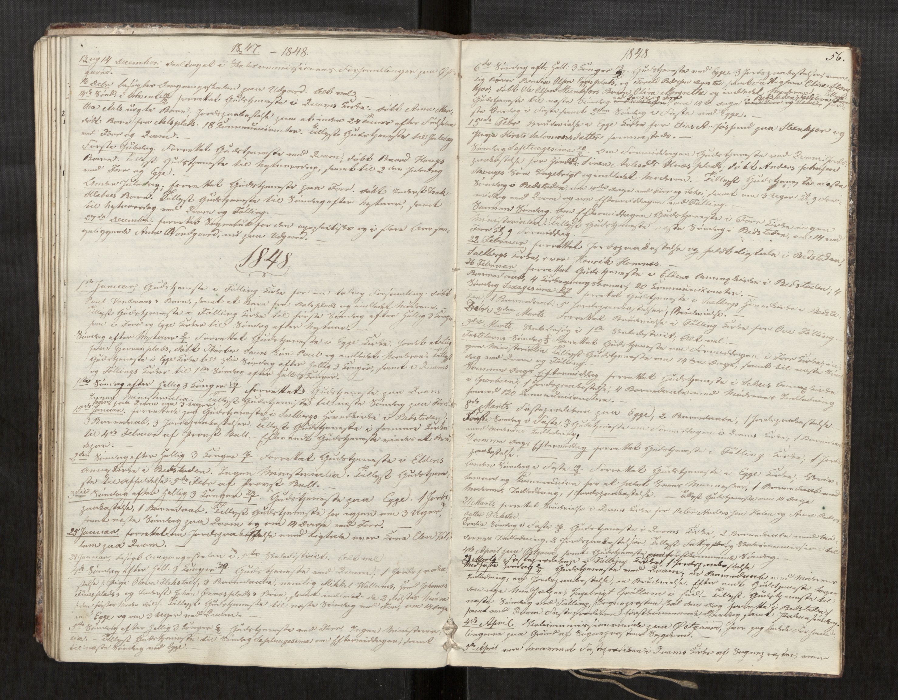 Stod sokneprestkontor, SAT/A-1164/2/I/I1/I1d/L0001: Residerende kapellans bok nr. 1, 1827-1849, s. 56