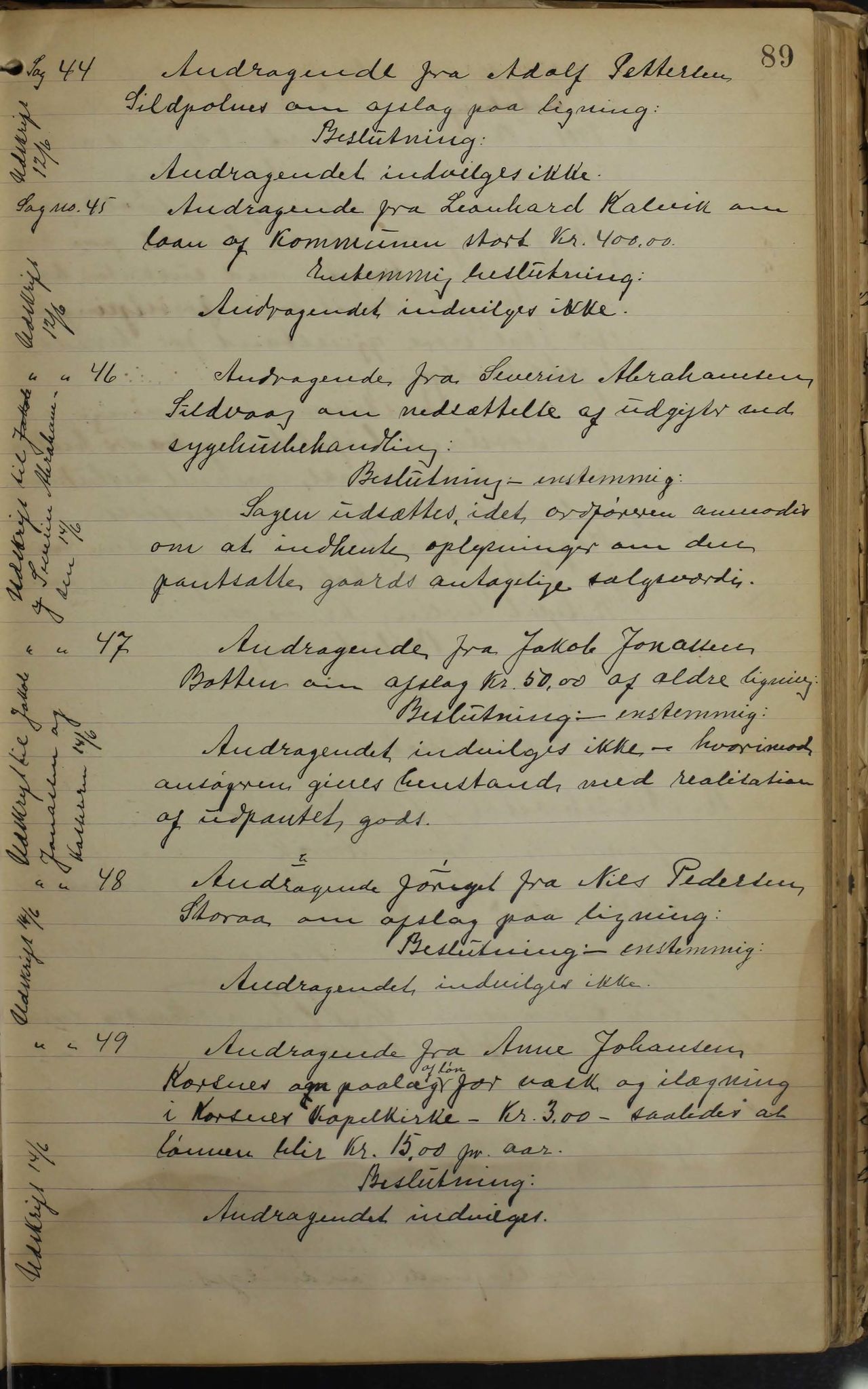 Tysfjord kommune. Formannskapet, AIN/K-18500.150/100/L0002: Forhandlingsprotokoll for Tysfjordens formandskap, 1895-1912