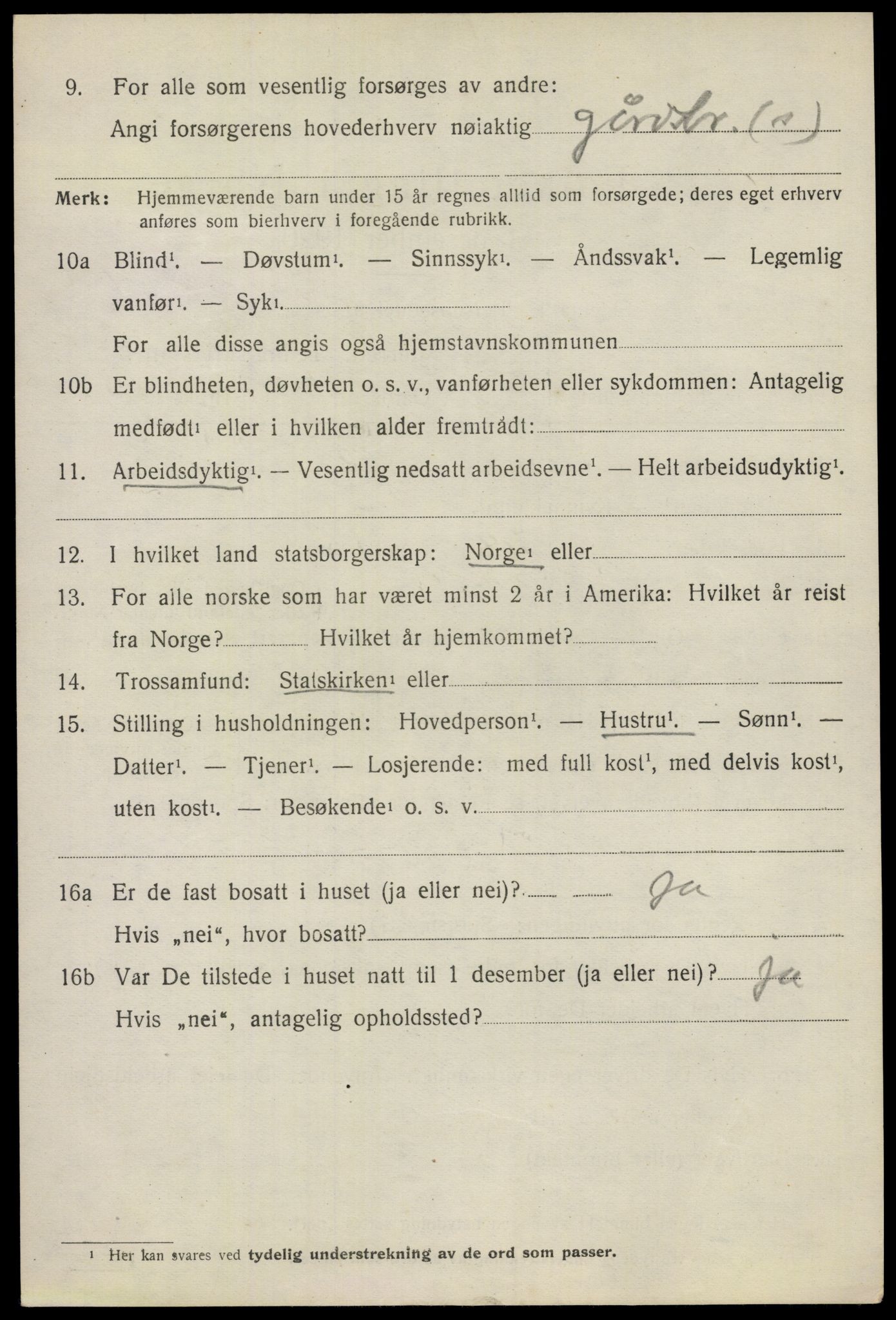 SAO, Folketelling 1920 for 0235 Ullensaker herred, 1920, s. 13058