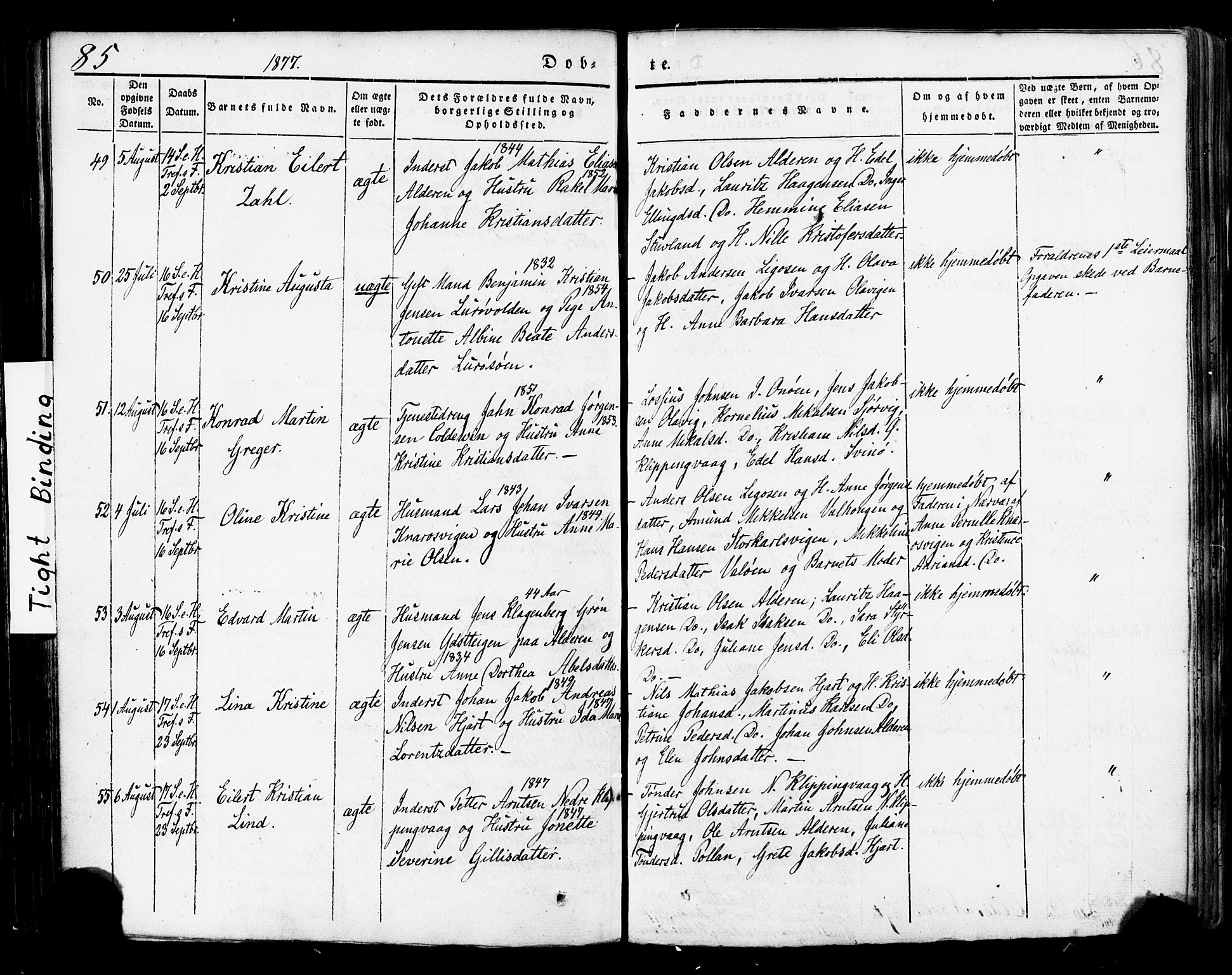 Ministerialprotokoller, klokkerbøker og fødselsregistre - Nordland, AV/SAT-A-1459/839/L0567: Ministerialbok nr. 839A04, 1863-1879, s. 85