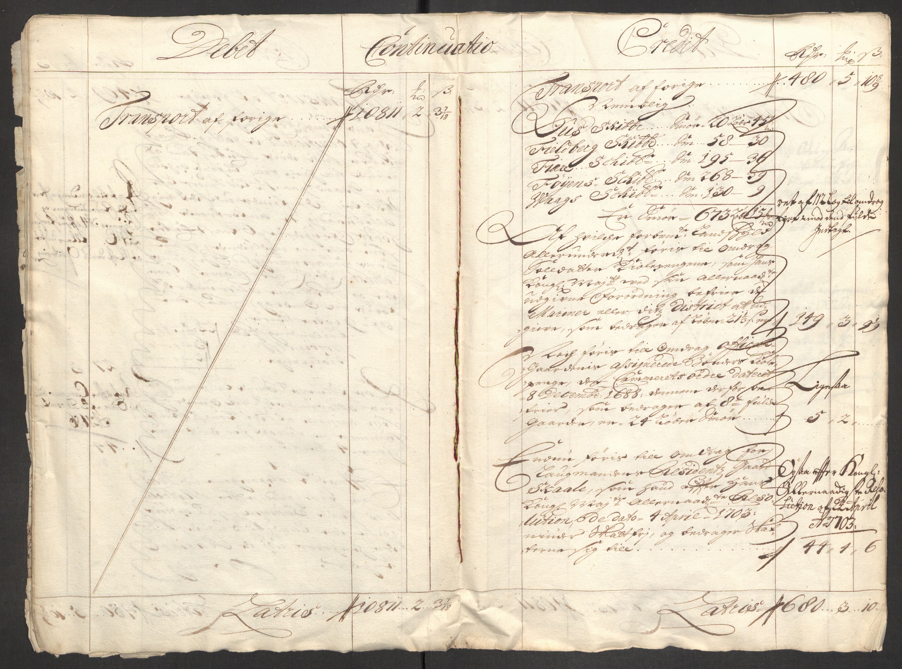 Rentekammeret inntil 1814, Reviderte regnskaper, Fogderegnskap, AV/RA-EA-4092/R48/L2982: Fogderegnskap Sunnhordland og Hardanger, 1704, s. 13